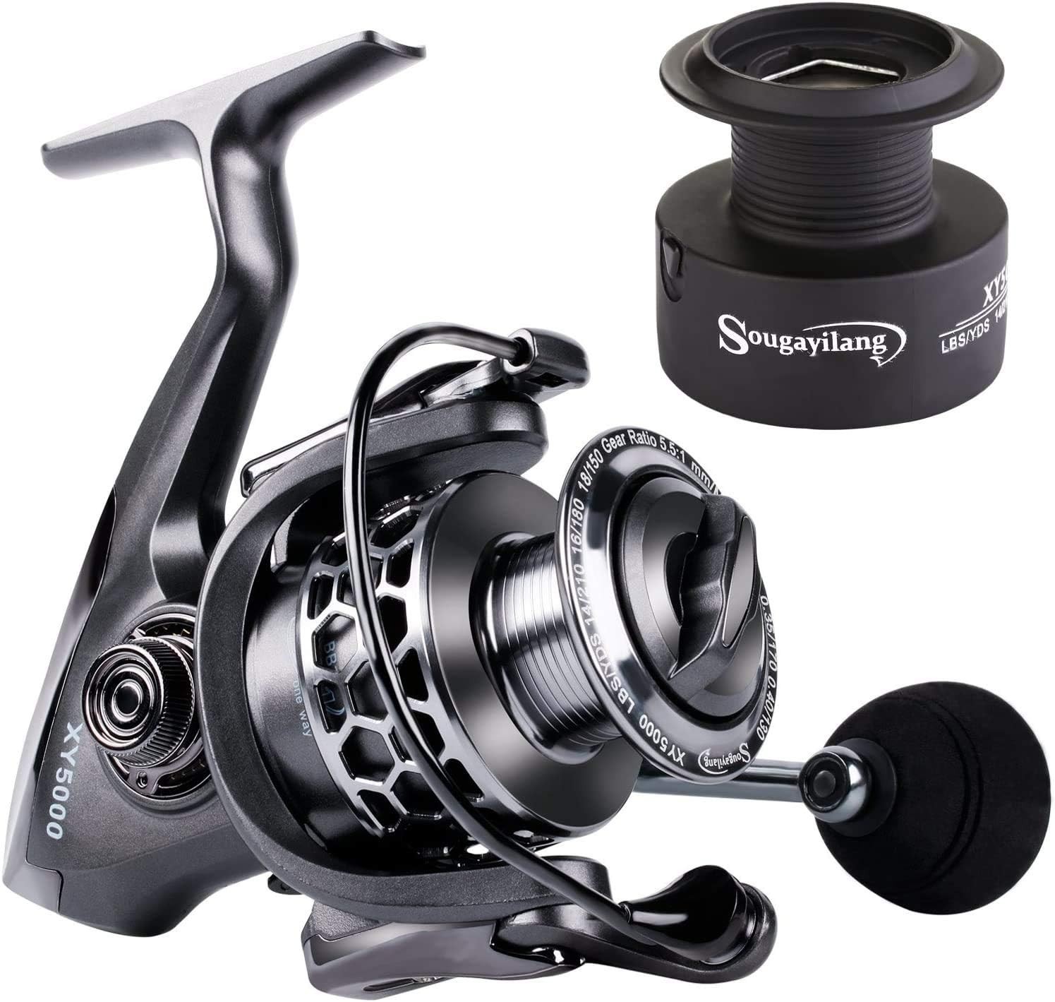 Lightweight Aluminum Spinning Fishing Reel 13+1BB Ultra Smooth Auto Anti-Reverse
