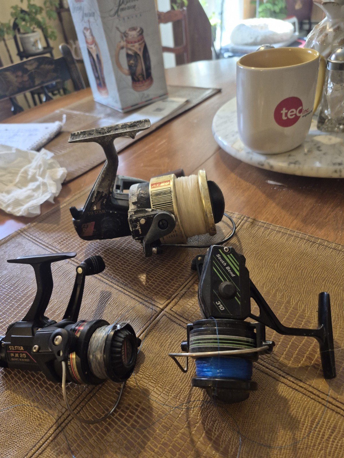Silstar AT 80 Fishing Reel,Silstar FX25 and South Bend 310 Fishing Reel .3 Total