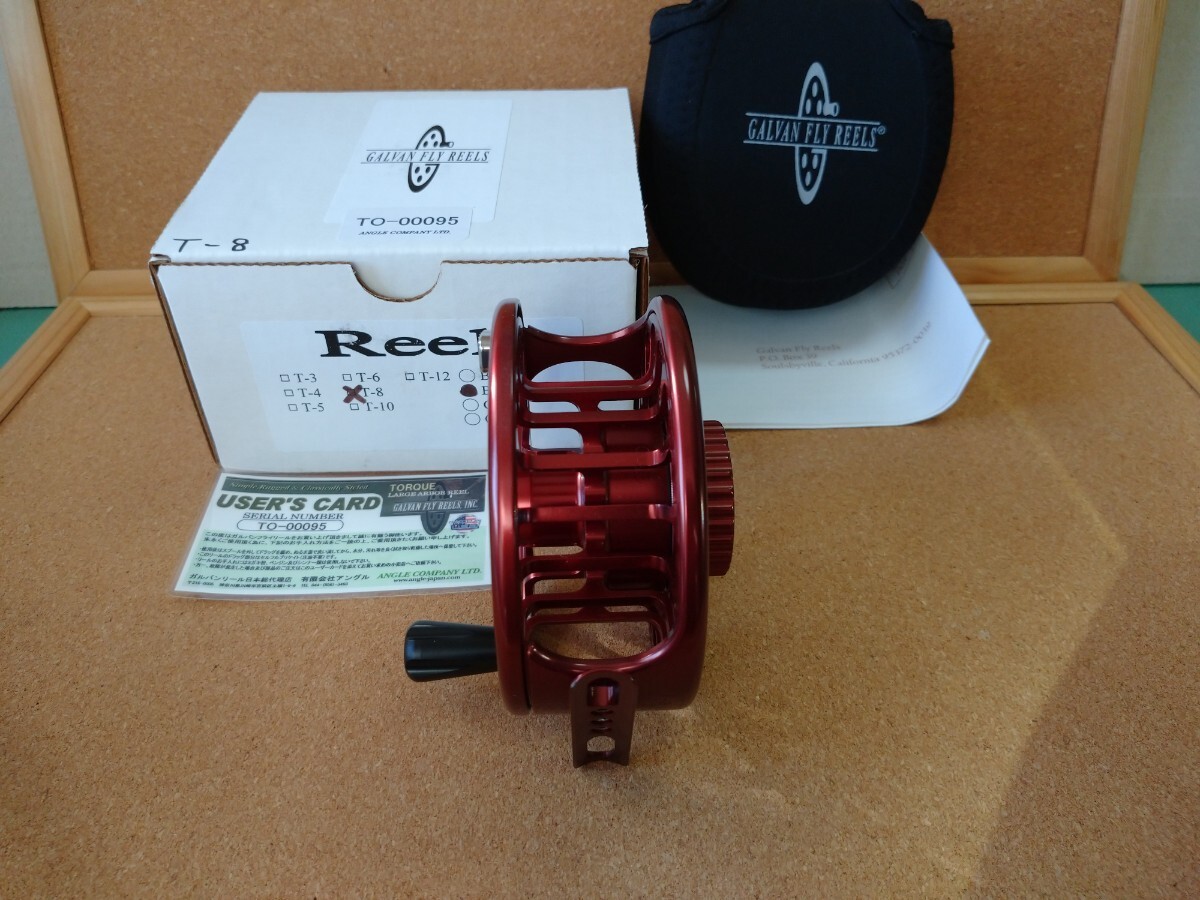 Galvan Torque T-8 Bronze Fly Fishing Reel Right Left Hand W/ Box Pouch „Unused“