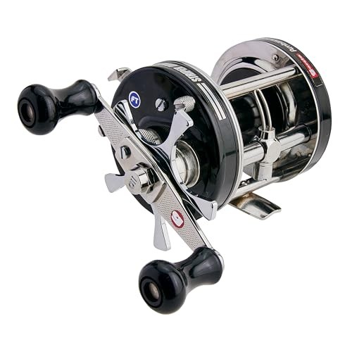 Abu Garcia Ambassadeur 6500 Striper Black Right Baitcasting Reel