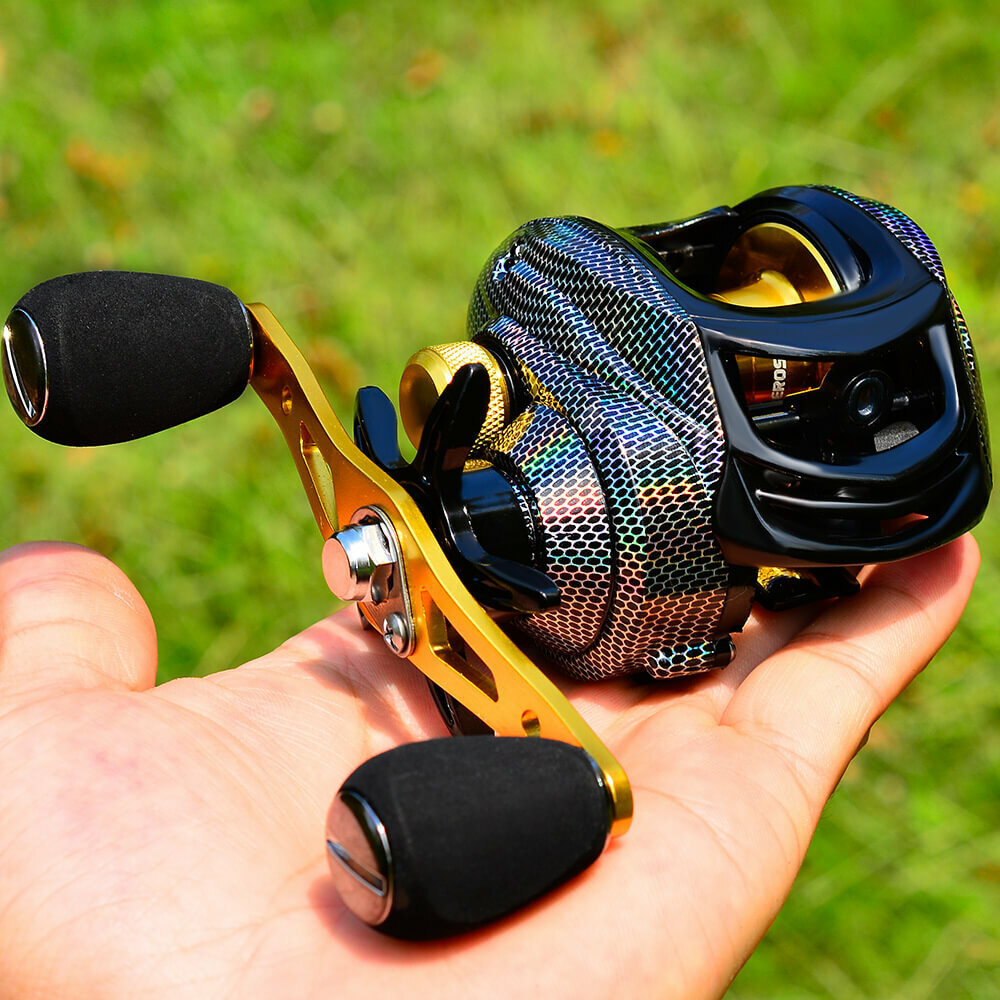 18+1BB Baitcasting Reel Fishing Baitcaster Reels 7.2:1 High Speed Double Brake