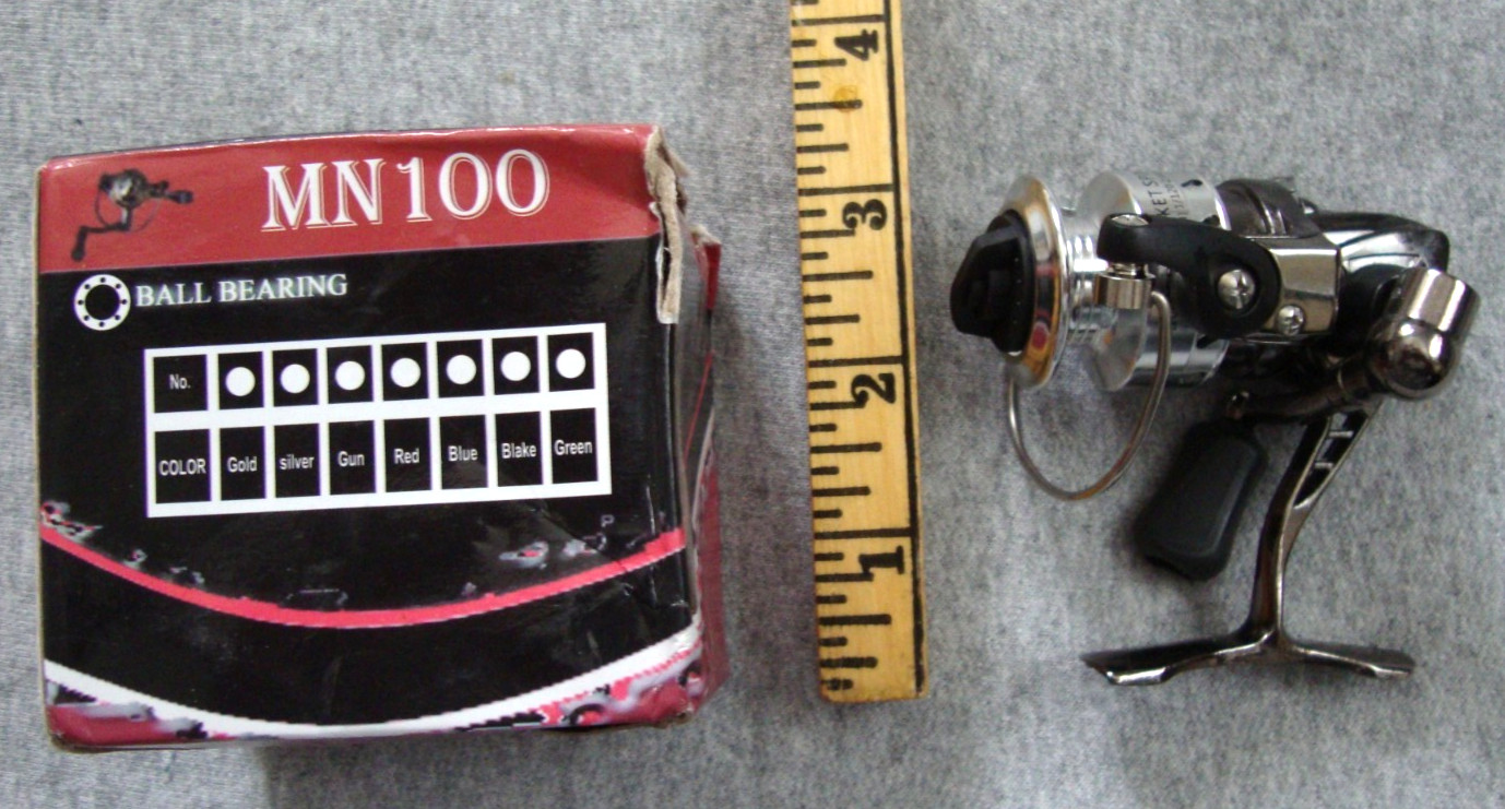 MN100 Pocket Spin Metal Fishing Spinning Wheel FuYang Metal Small Compact Strong