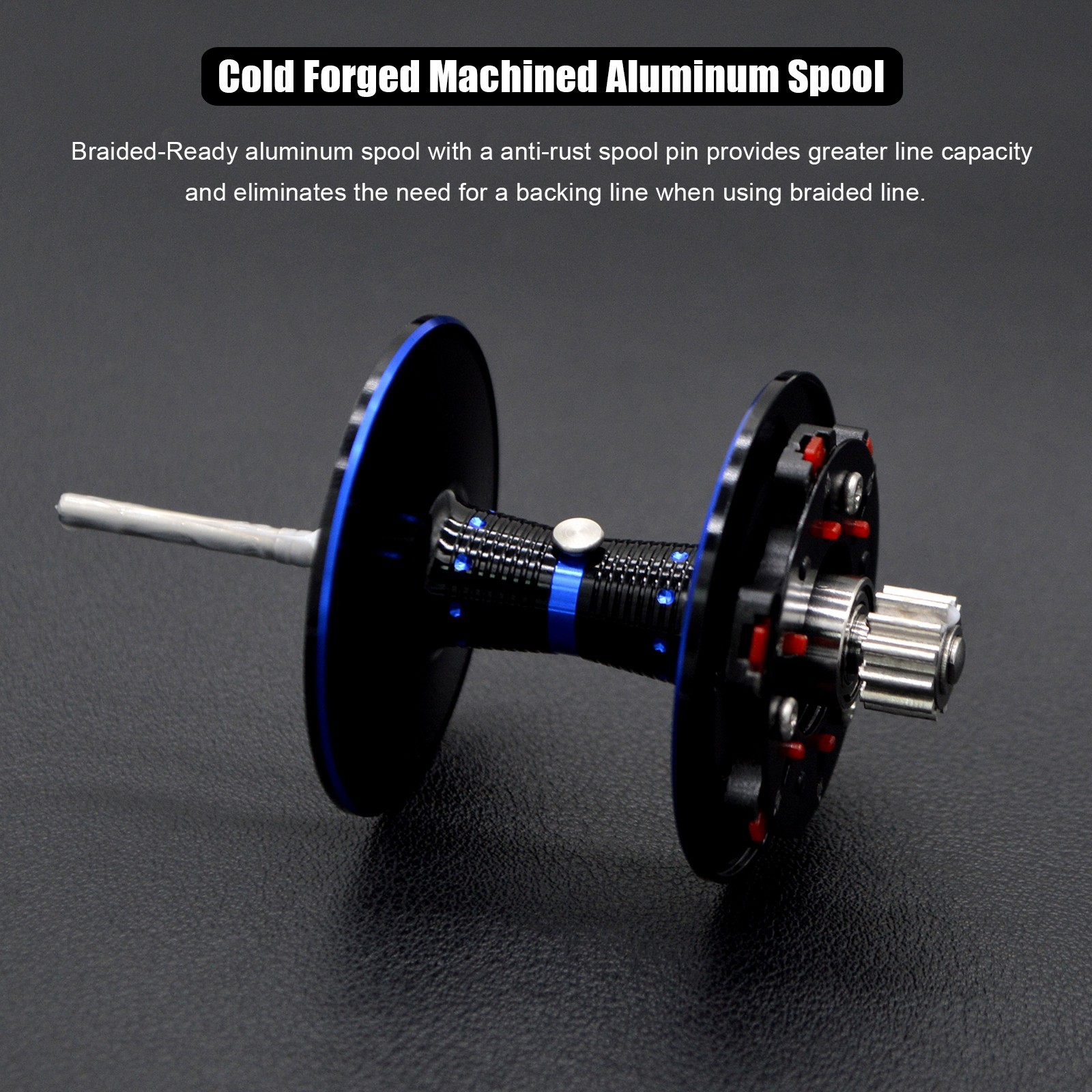 CAMEKOON Sea Cobra 400 Baitcast Fishing Reel Drag Clicker Aluminum Body 10+1 BBs