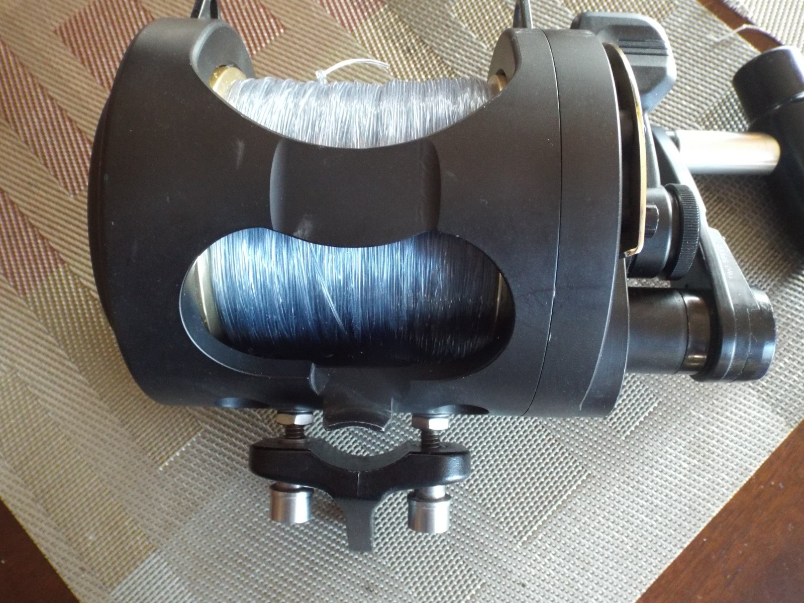 SHIMANO TLD 50 LRSA 2 WPEED REEL WITH WILL FISH FRAME AND TIBURON HANDLE