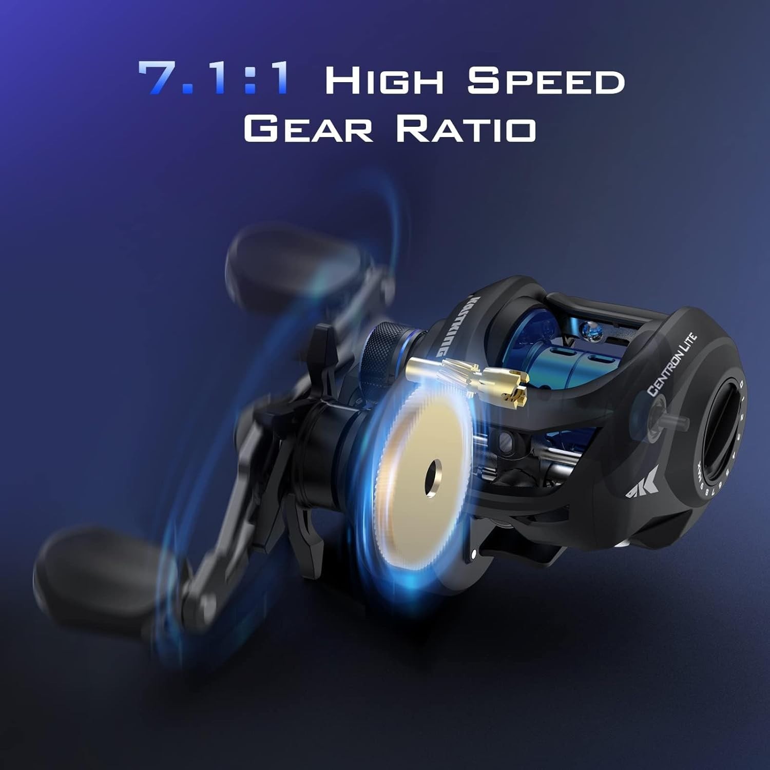 Durable Glass Fiber Infused Baitcasting Reel – Lightweight, High Performance