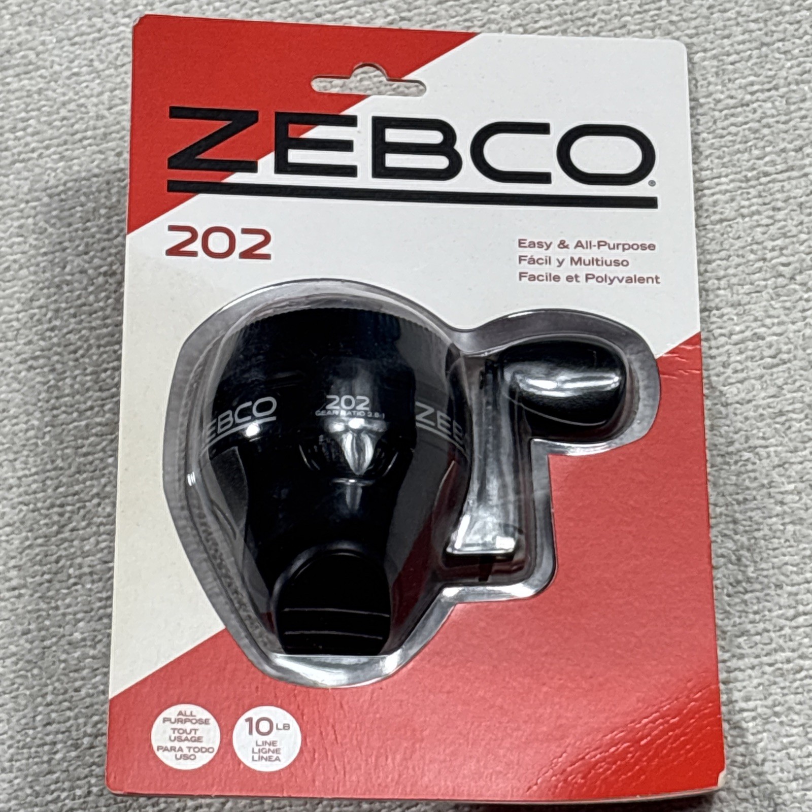 Zebco 202 – Spin Cast Fishing Reel Size 10LB LINE NEW SEALED