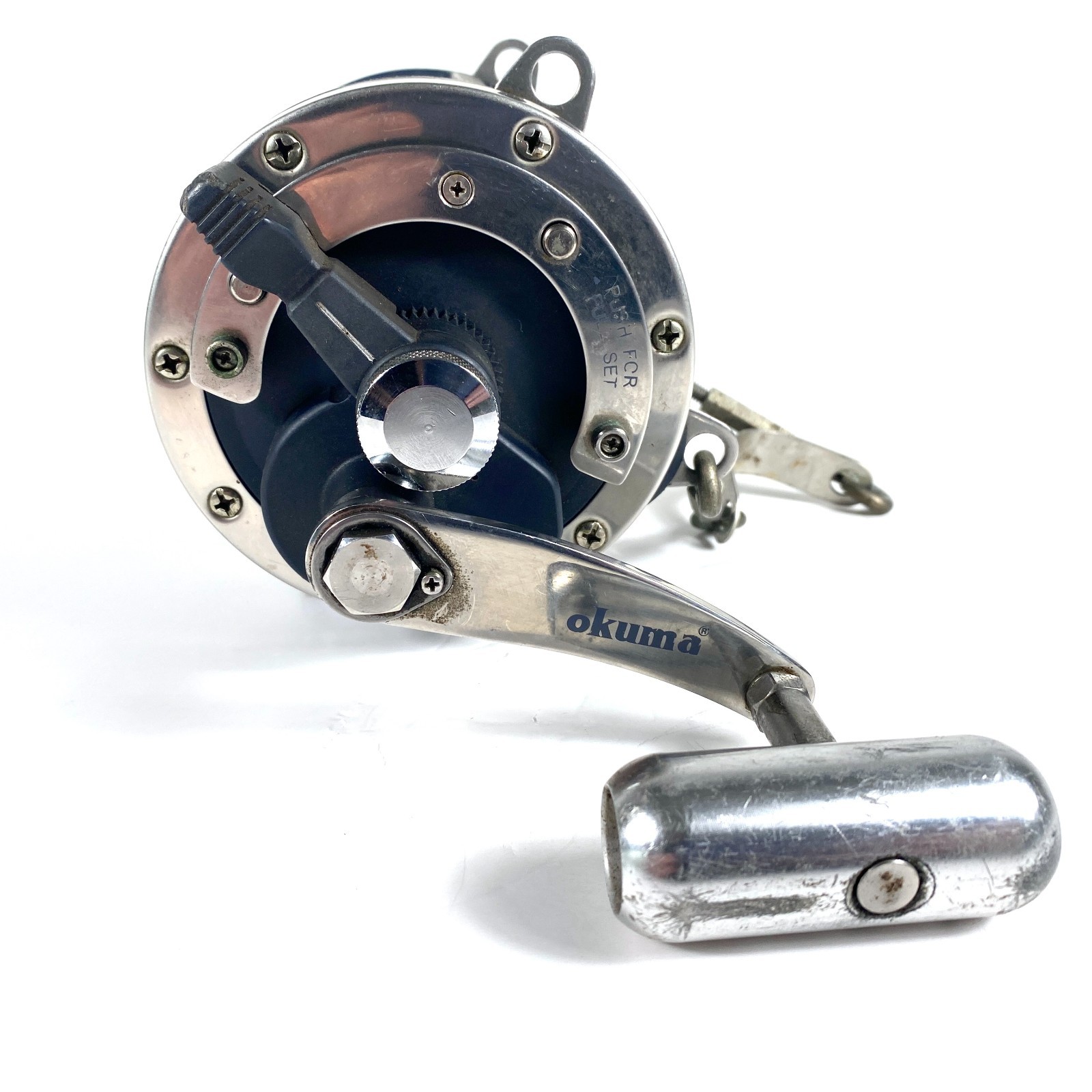 OKUMA TITUS T- 50W Big Game Saltwater Trolling Reel ~ Lever Drag ~ 3.1:1 ~ VG
