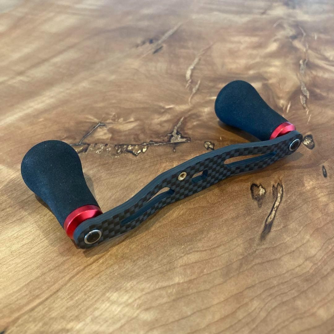 Carbon Handle EVA Material 95mm for DAIWA Abu Garcia Bait Reel Red