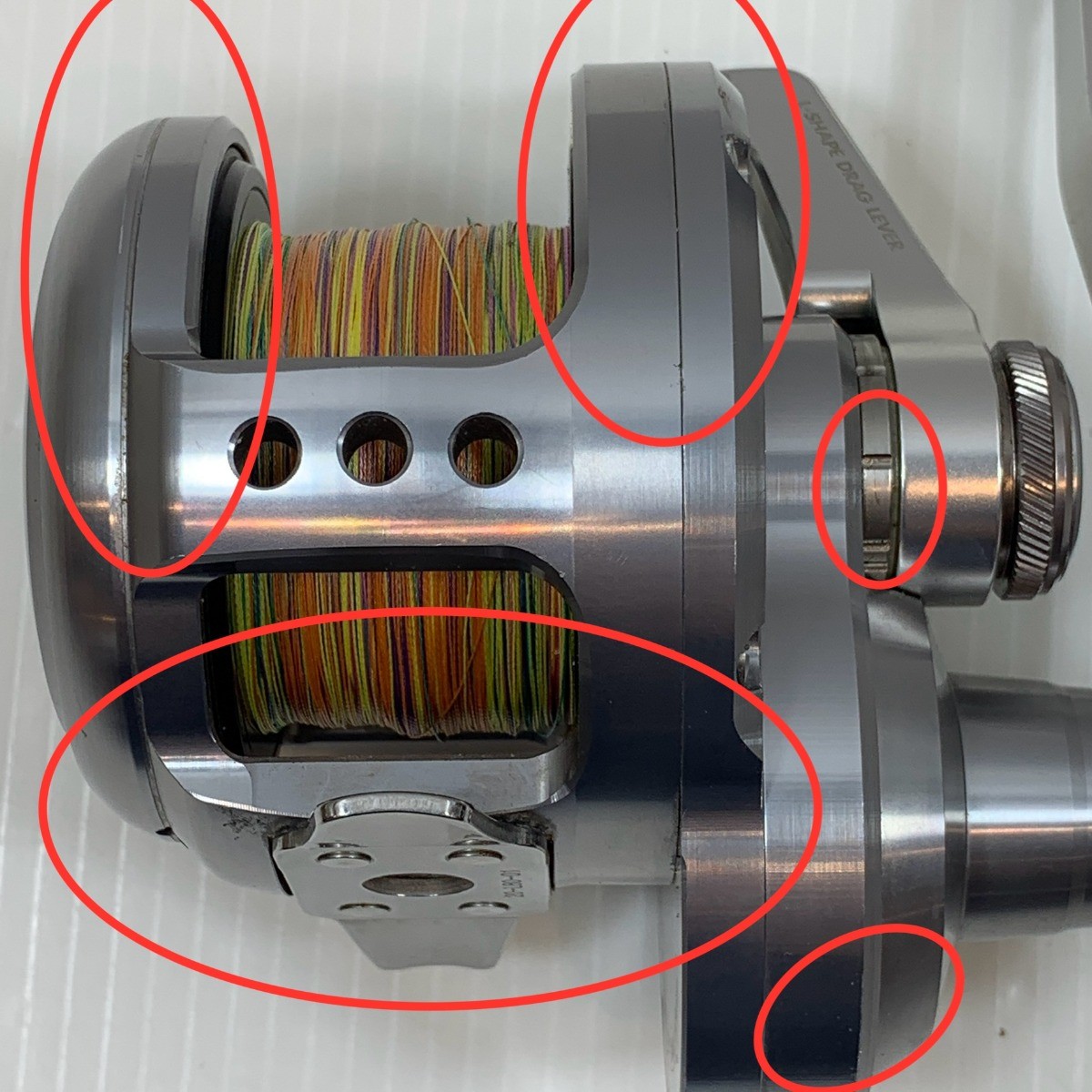 STUDIO OCEAN MARK Double-axis reel Blue Heaven BHL80HI/R-GR/G