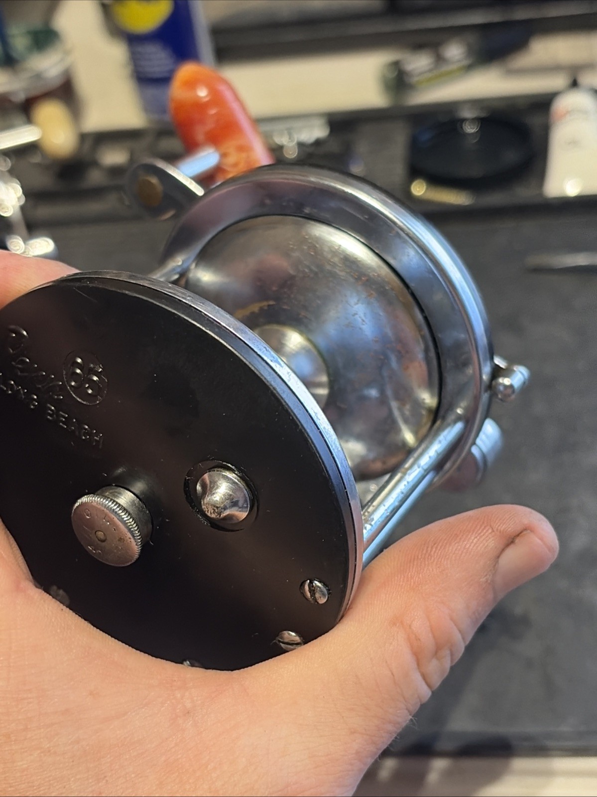 PENN Long Beach 65 Reel Bait Caster Level Wind Saltwater Vintage