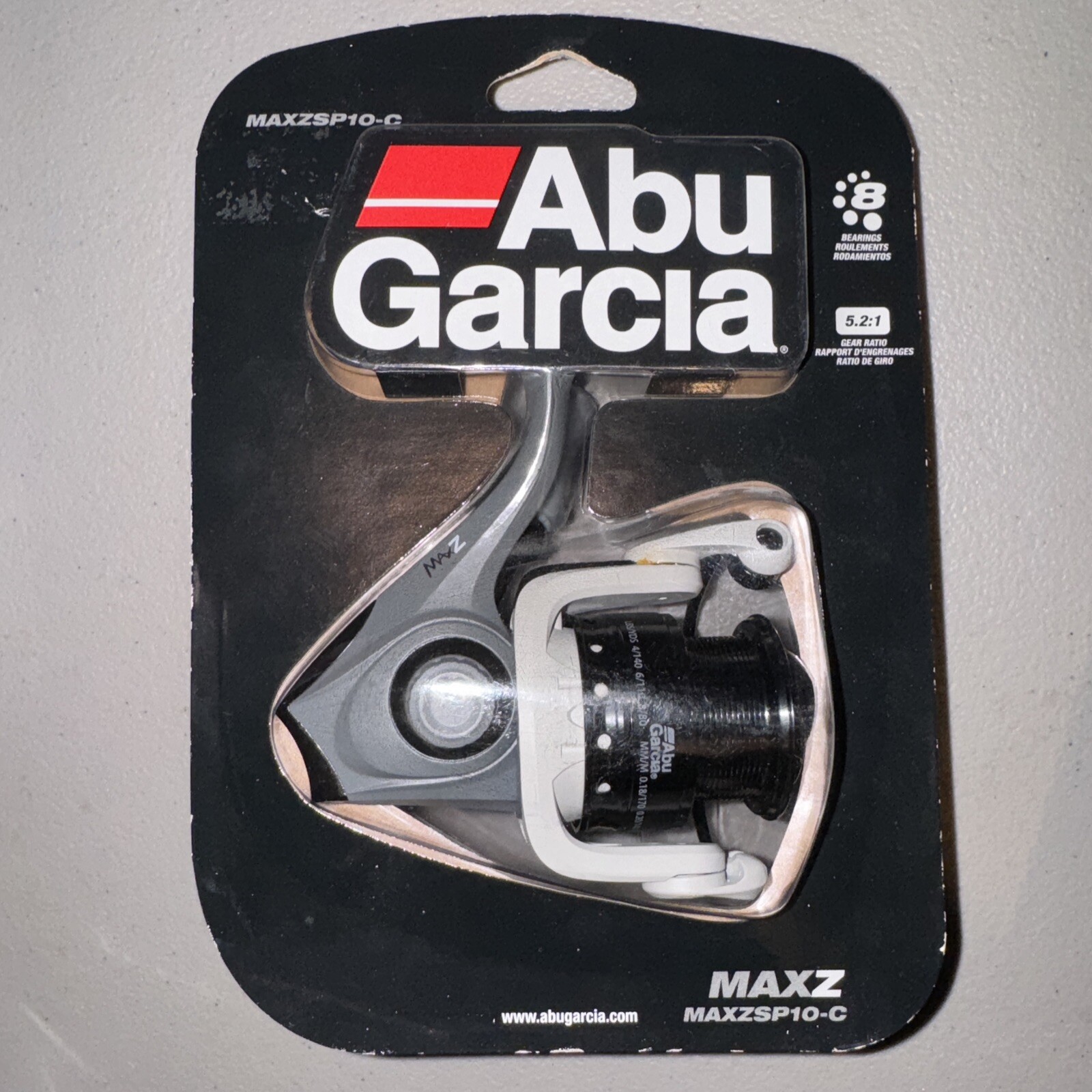 Abu Garcia MAXZSP10-C Fishing Reel 5.2:1 Gear Ratio New Sealed In Clam Shell