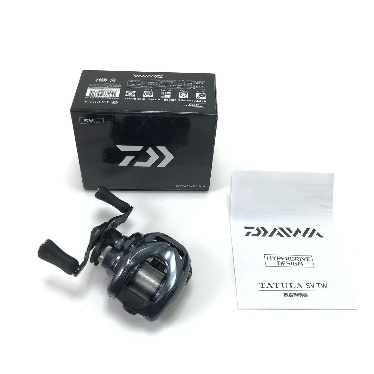 DAIWA 25Tatula sv TW 100XH Baitcasting Reel Used JDM Japan
