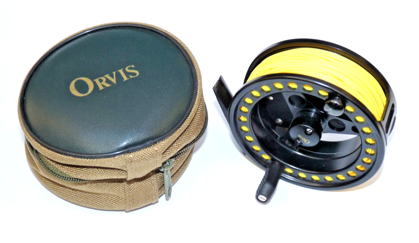 Orvis Battenkill 3 Large Arbor fly reel 3-3/4″ Made in England & case MJ78