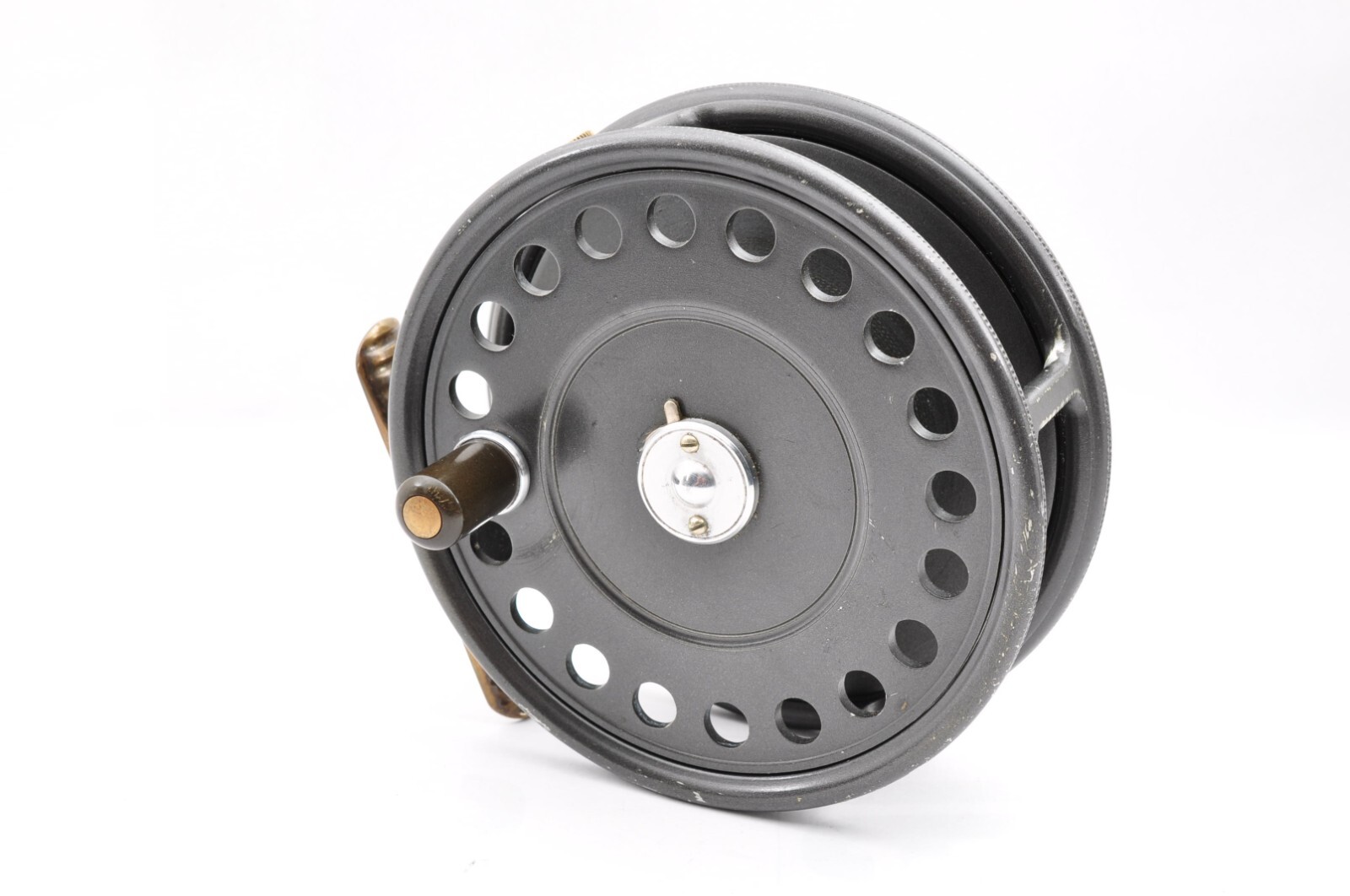 Hardy Bros. LTD „The St Jhon“ 3-7/8 Gray Box Bag Used Fly Reel Fishing Japan