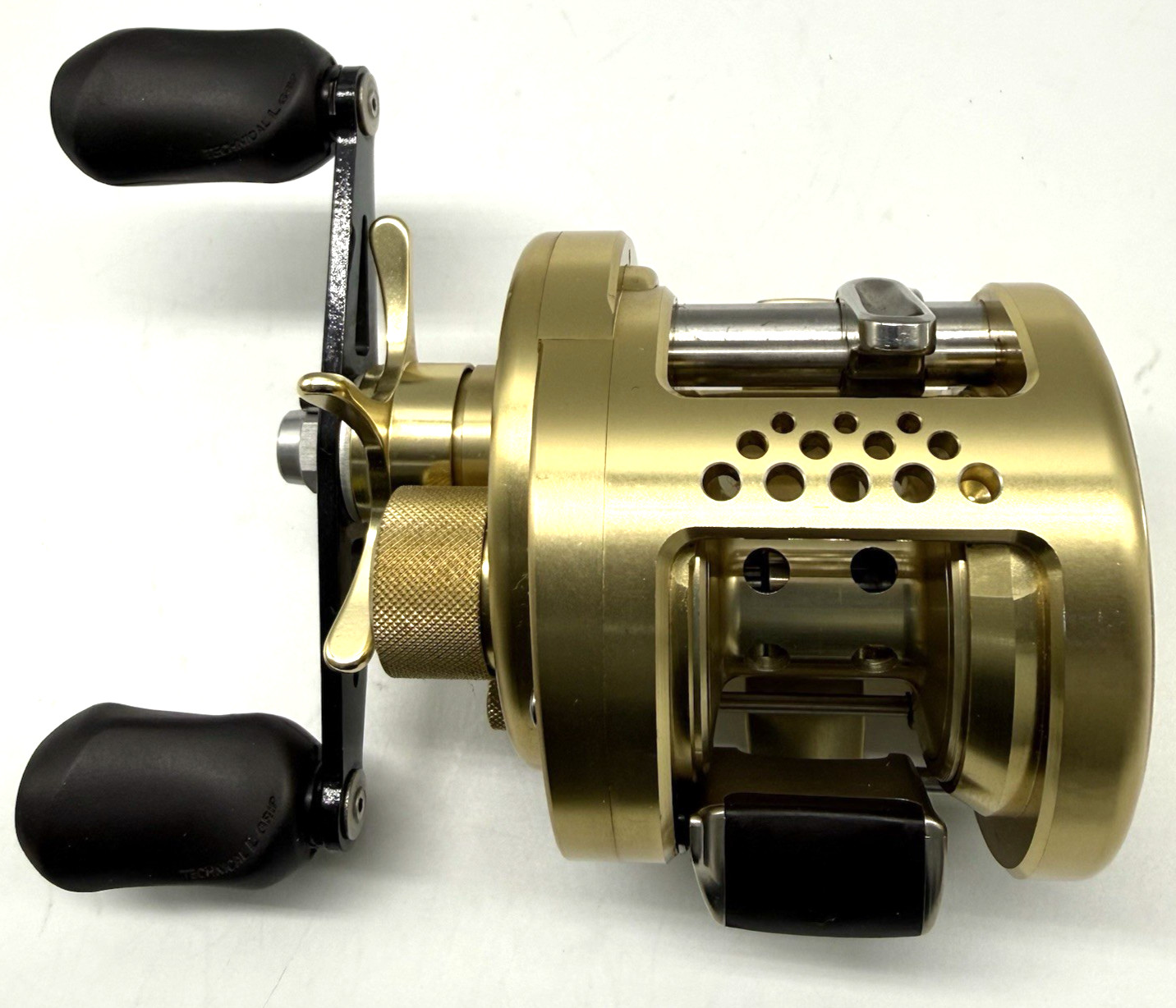 Shimano 00 CALCUTTA CONQUEST 201 Left Bait Casting Reel In Box „Near Mint“ JAPAN