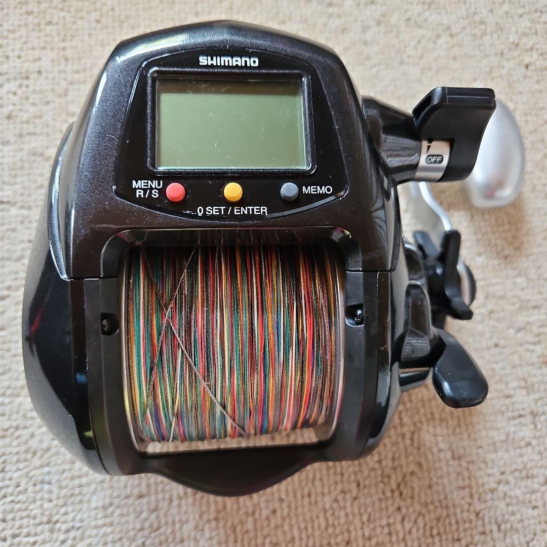[Shimano] ForceMaster 9000 Electric Reel w/ Box Manual PE Line No.8 900m Used