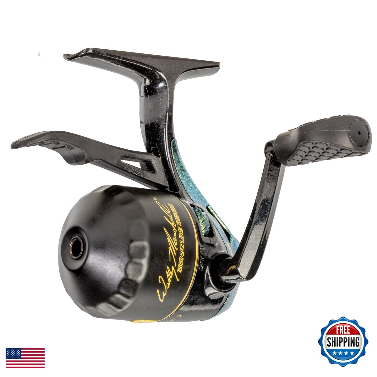 Lew’s Wally Marshall Underspin Fishing Reel 2+1 Bearings 4.3:1 Metal Gears