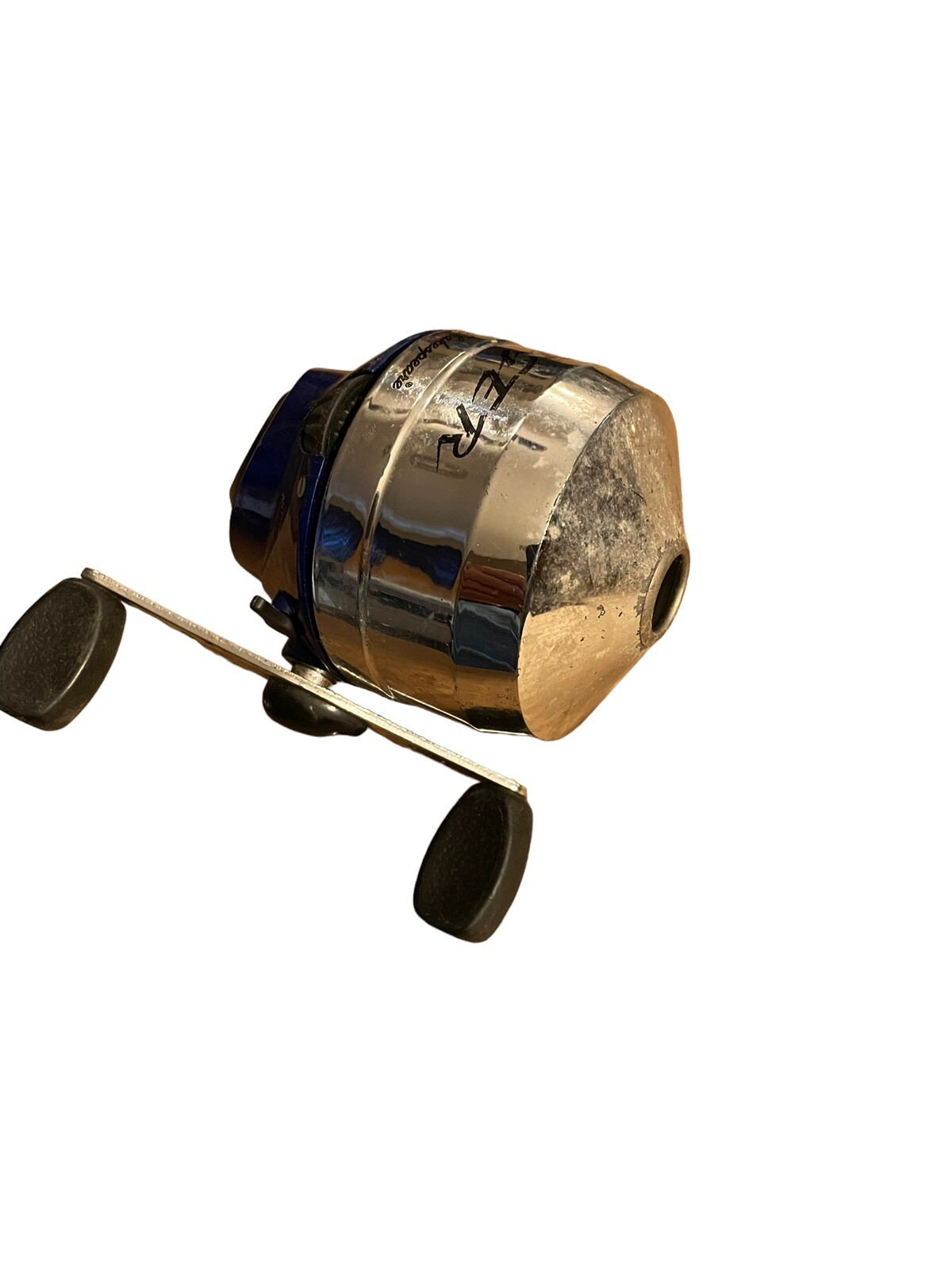 Shakespeare Tiger Fishing Reel Spin Cast 3.4:1 Blue And Chrome