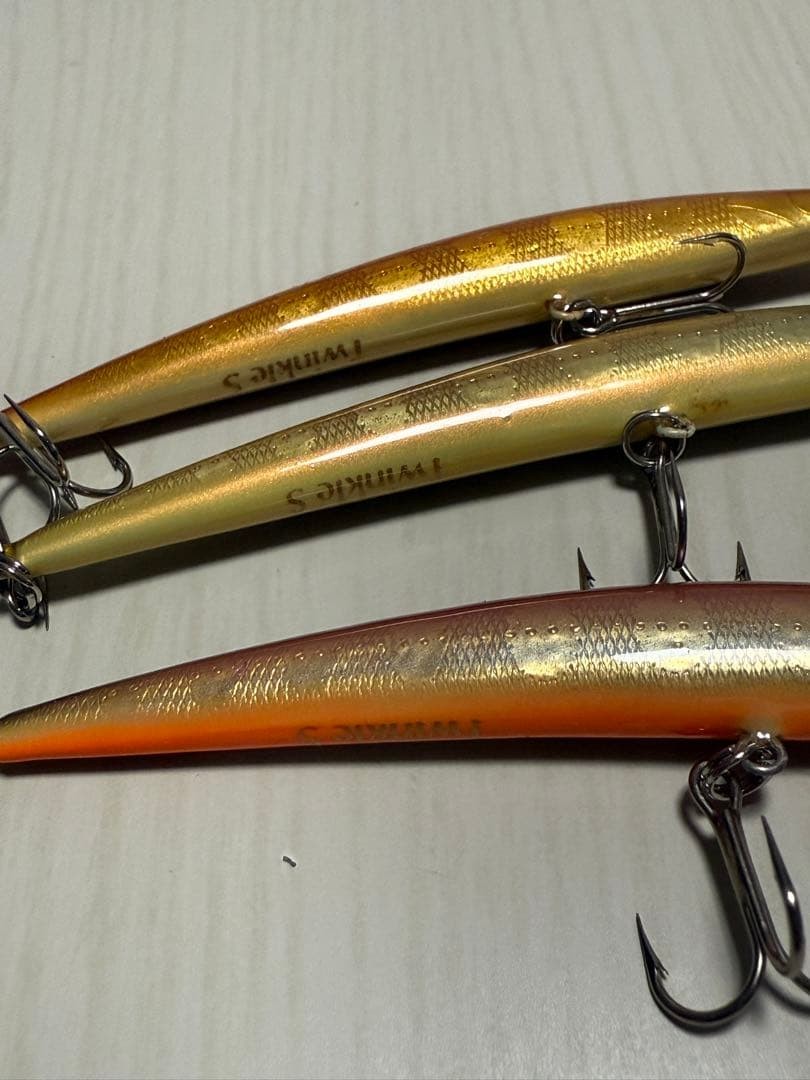 TACKLE HOUSE Twinkle Deep S 3 Color Minnow Lure Set