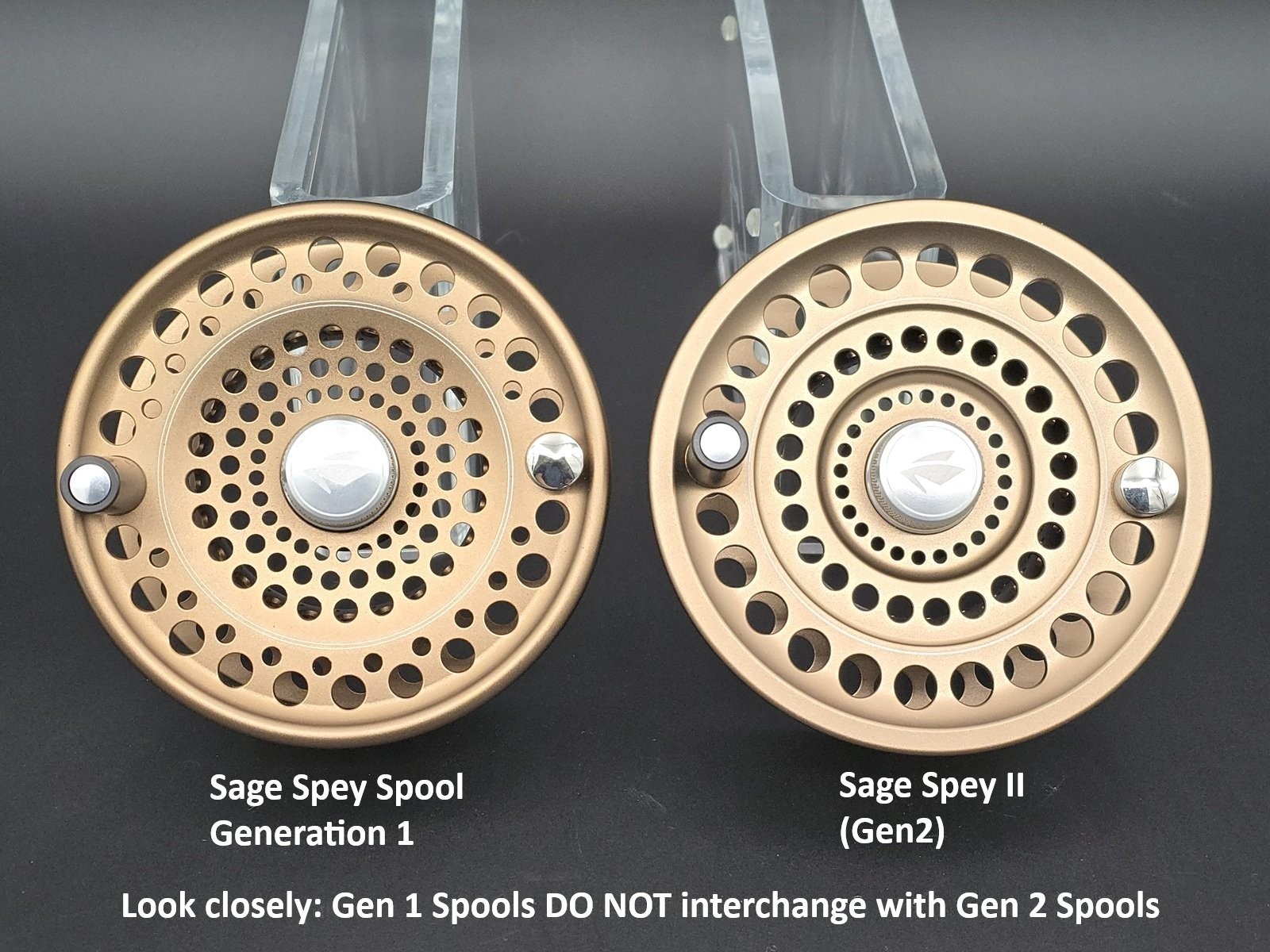 Sage Spey (Gen 1 ) Extra Spare Spool – Size 7/8/9 – Stealth Silver – Past Season