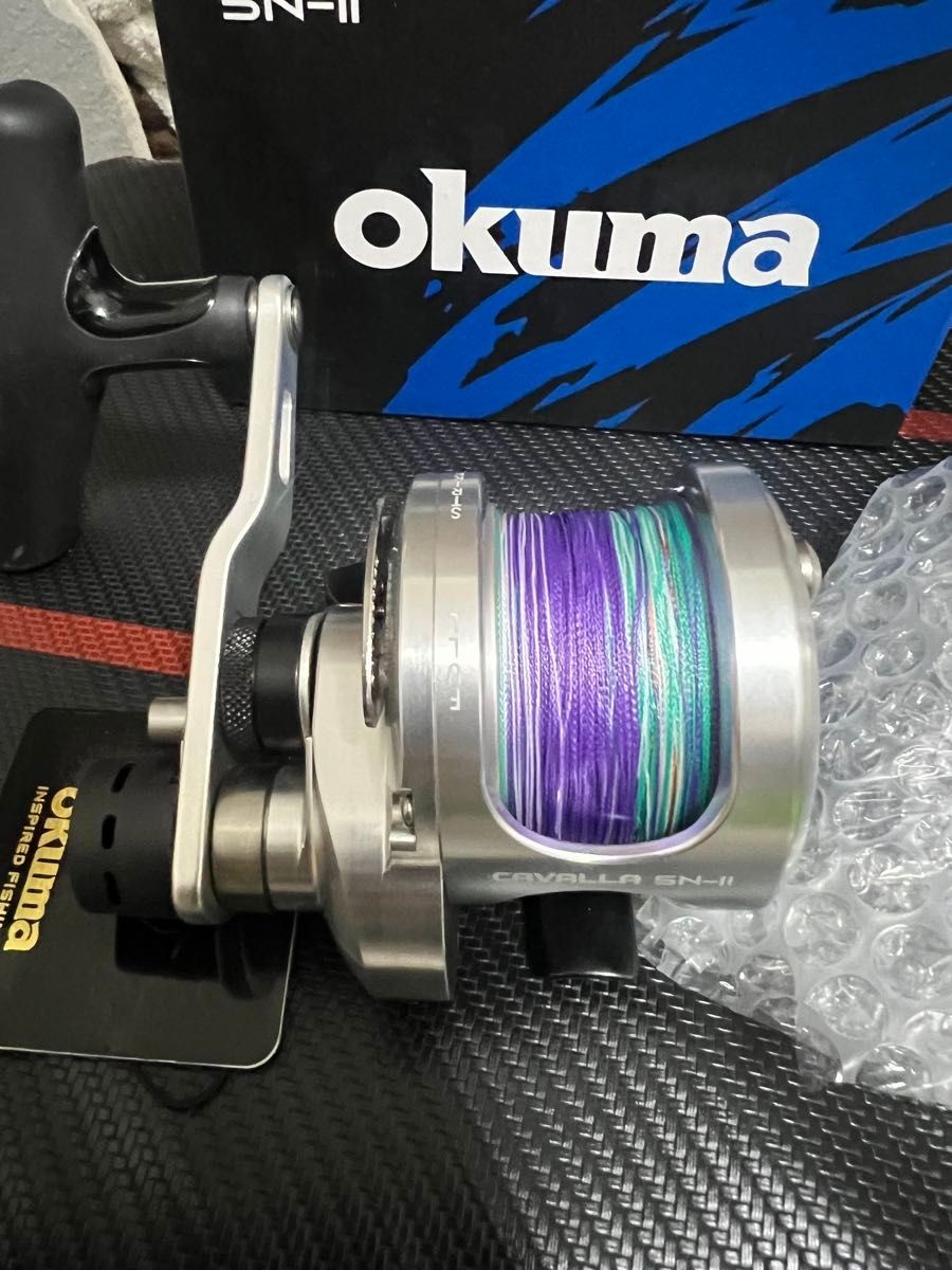 Okuma CAVALLA 5N-II Lever Drag Reel Right Hand Silver Jigging Fishing