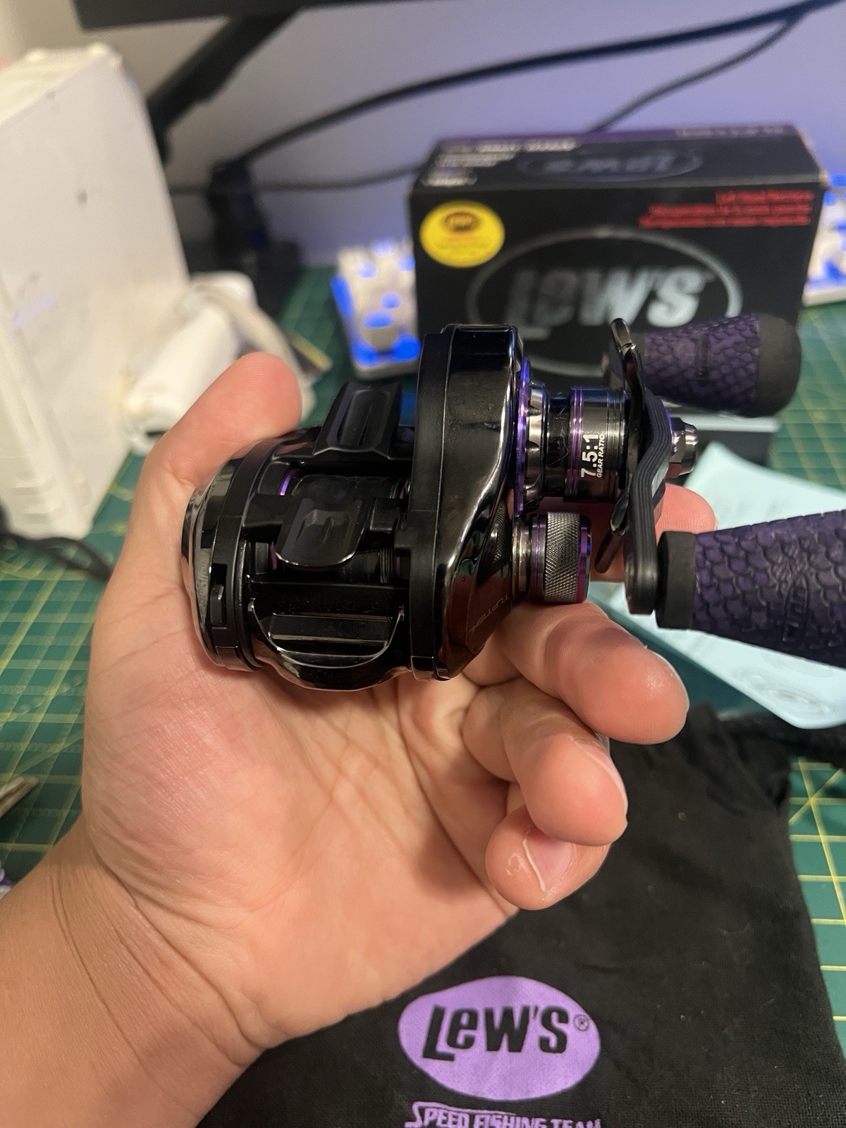 Lew’s Pro TI Og Model TLPT1SHL Left Hand Speed Spool Casting Reel Original All