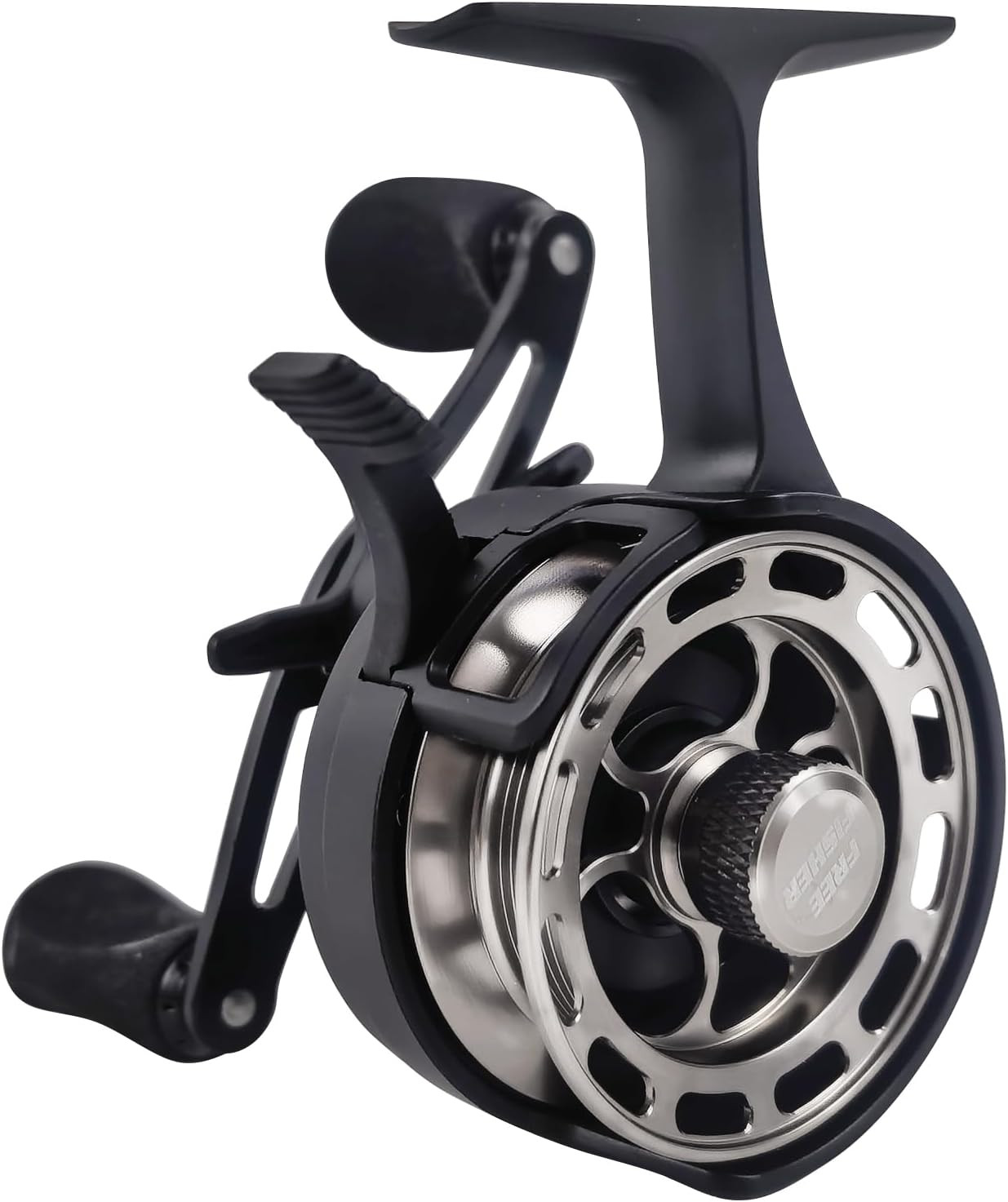 Ice Fishing Reels 3.2:1 Gear Ratio Ultra Smooth 3+1Ball Bearings Strength Cnc-Ma