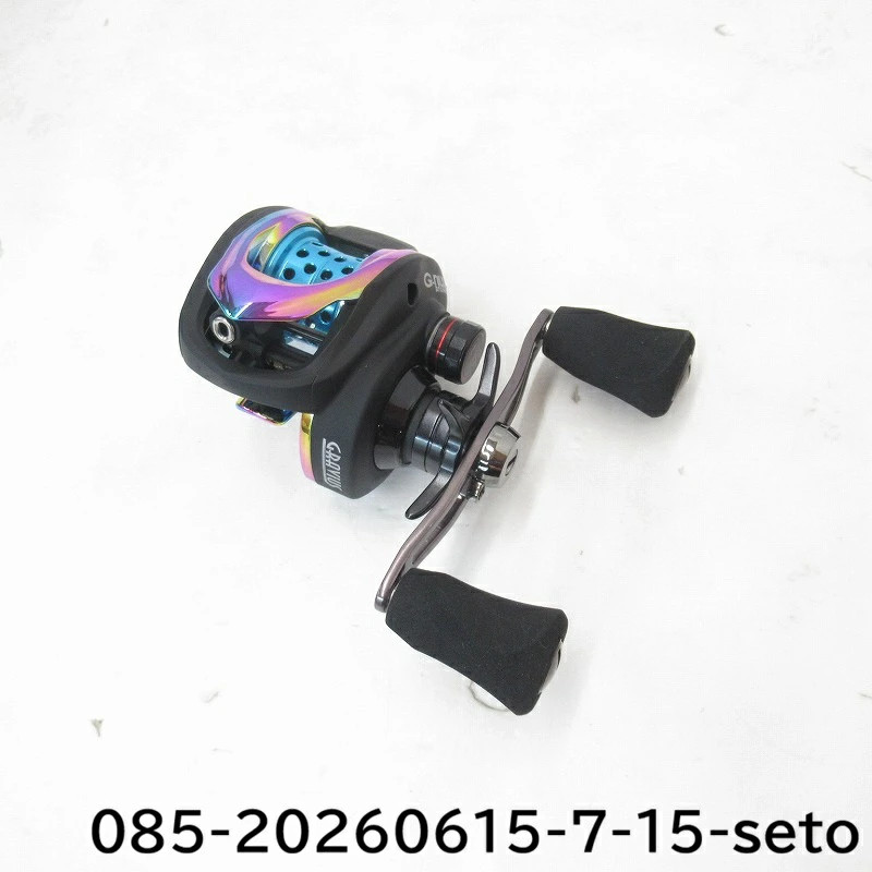 G-nius Project Aurora K.T.F Finesse 8.1 Tackle Reel Multi-Color Used