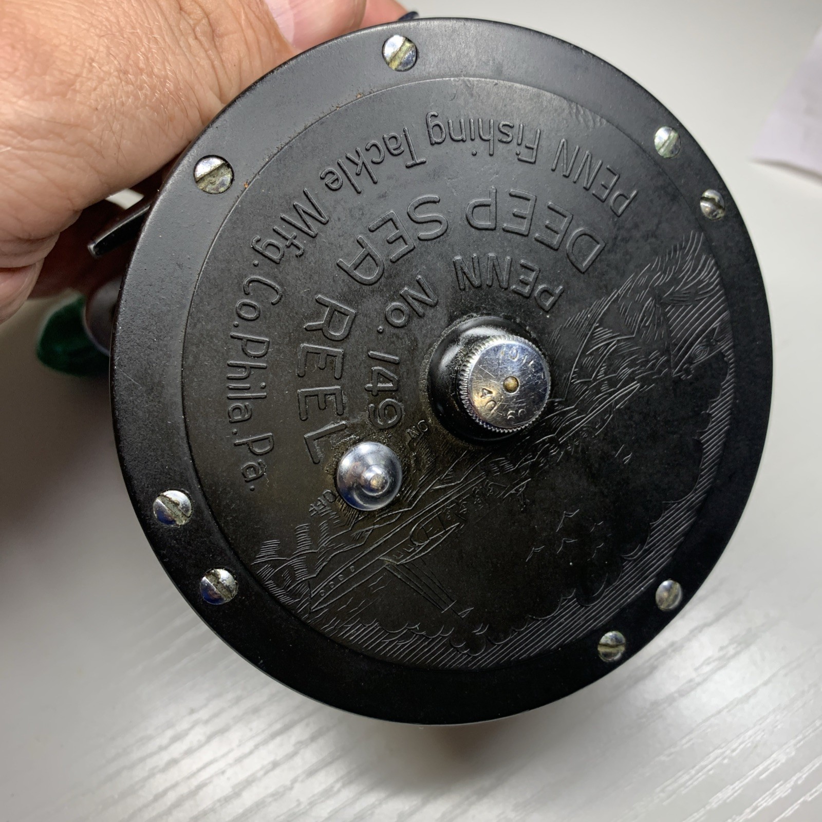 Vintage Penn No. 149 Deep Sea Ocean Saltwater Fishing Reel