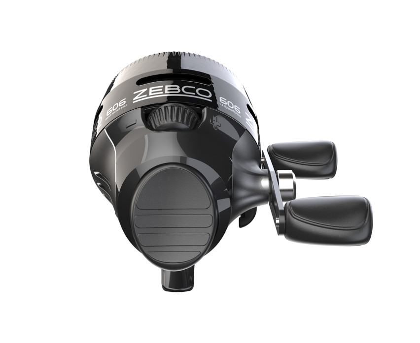 ZEBCO 606 size 60 Spincast reel 3.0:1 Gear Ratio Bite Alert 20 Lb Test Line NIP