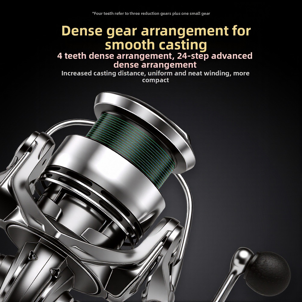 Carbon Fiber Reel Dense Line Reel For Smooth Casting Tangle-free Operation