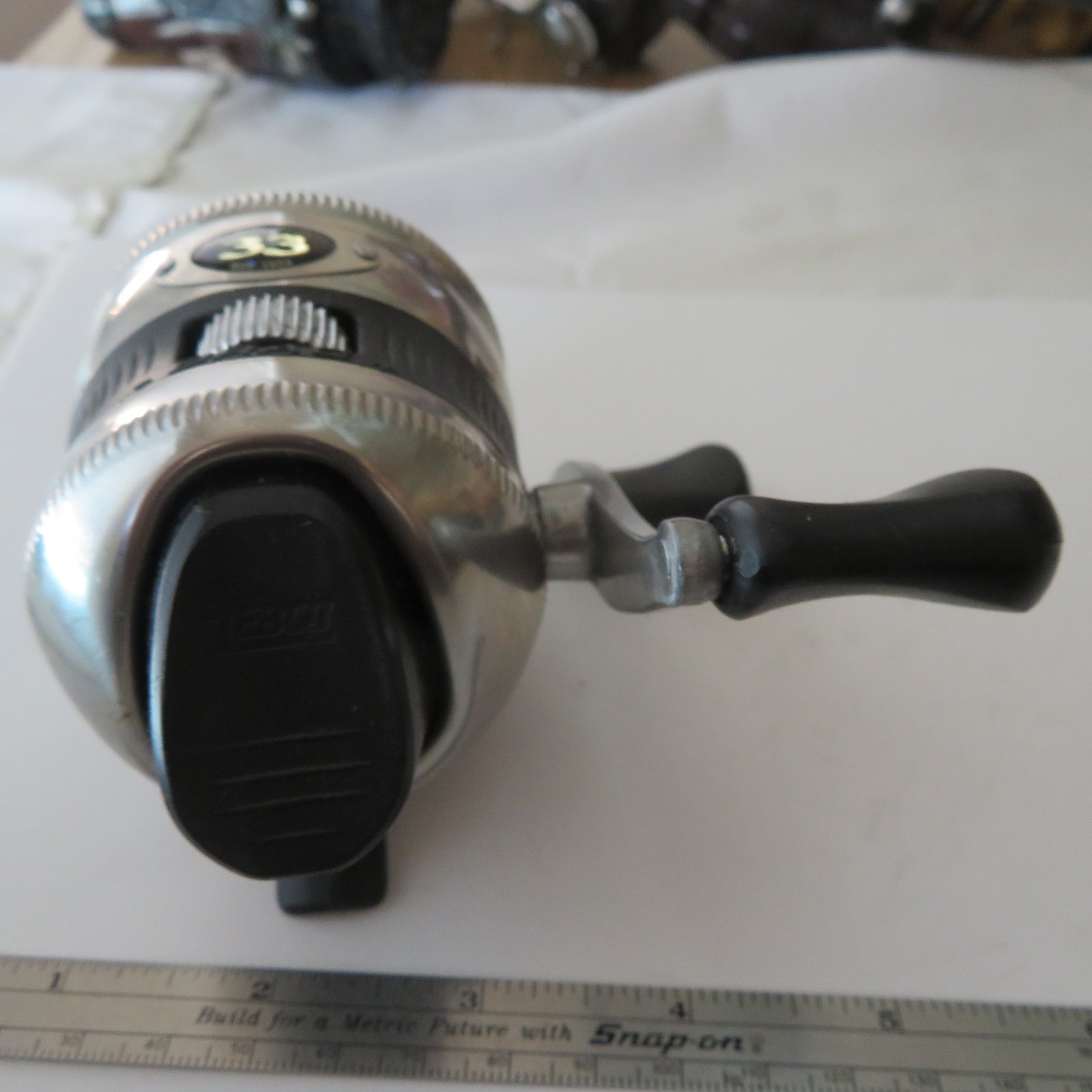 FISHING REELS ZEBCO 33 AUTHENTIC CLOSED REEL ADJUSTABLE DRAG WORKING