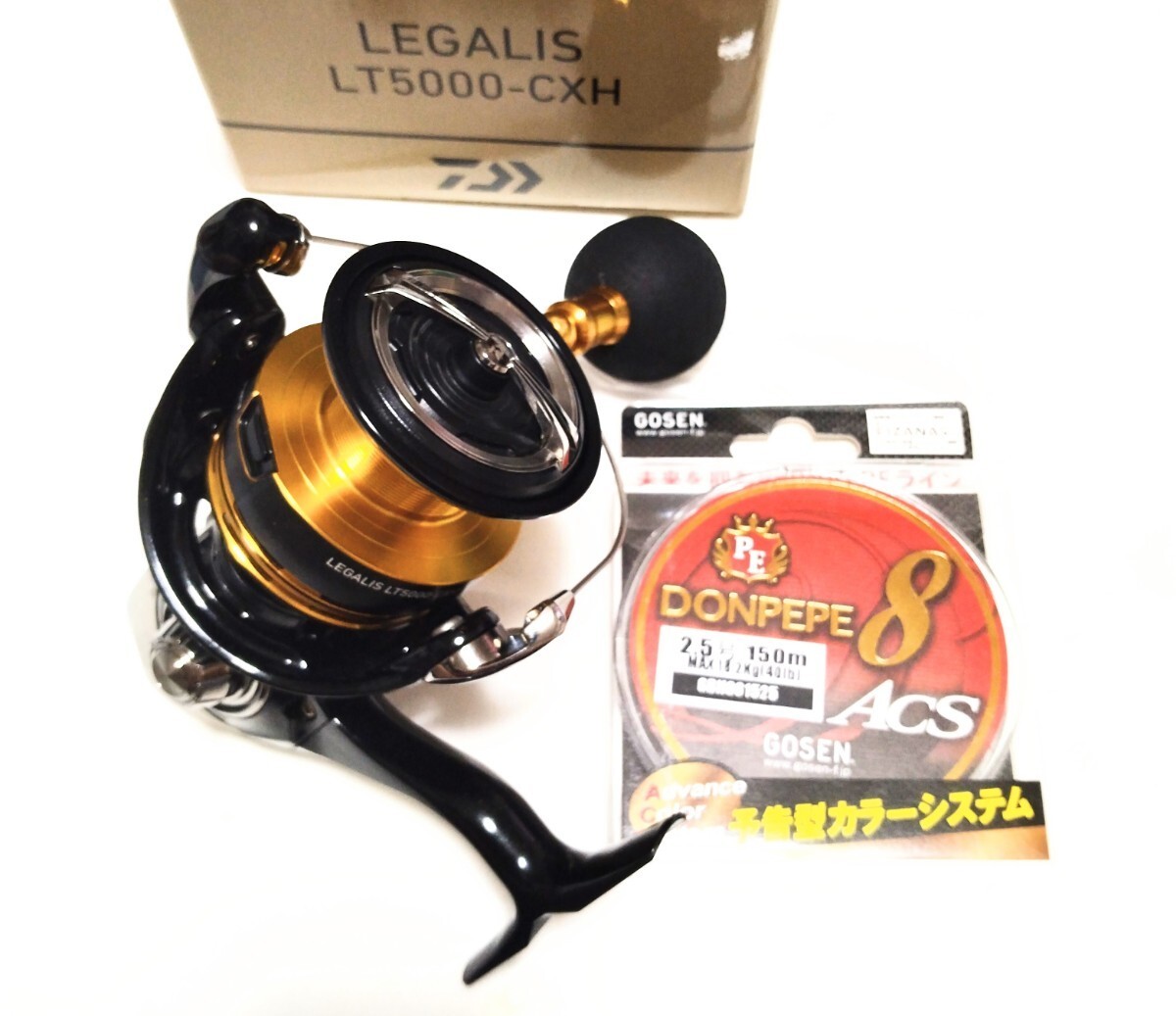 DAIWA 23 Legalis LT5000-CXH Spinning Reel Mint with New 8-Braid PE Line JDM