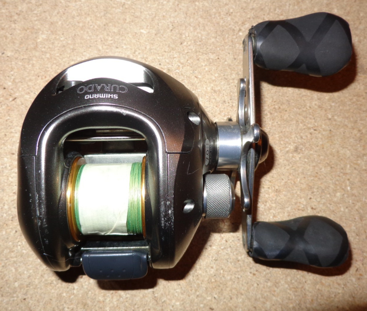 Used Shimano Curado 200DHSV Right-Handed Fishing Reel Japan Made 200 DHSV