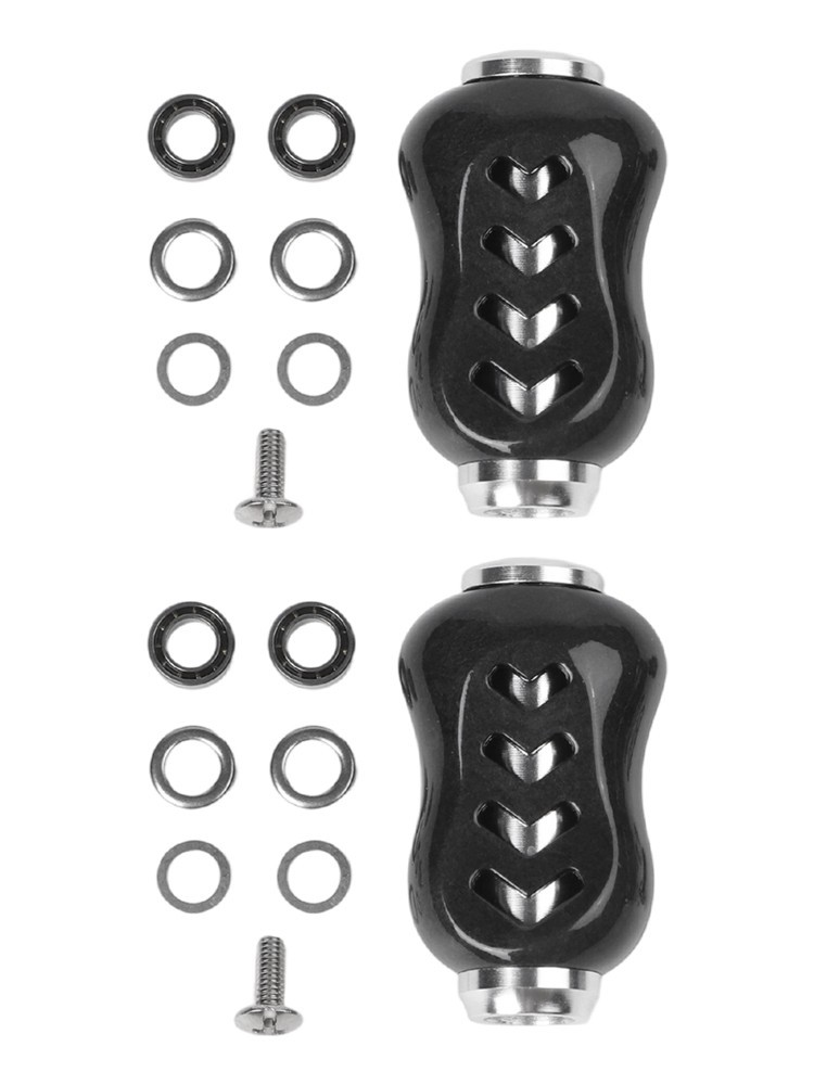 Carbon Fiber Handle Knob for DAIWA For Metanium For ALPHAS PR100 PD106 Reels