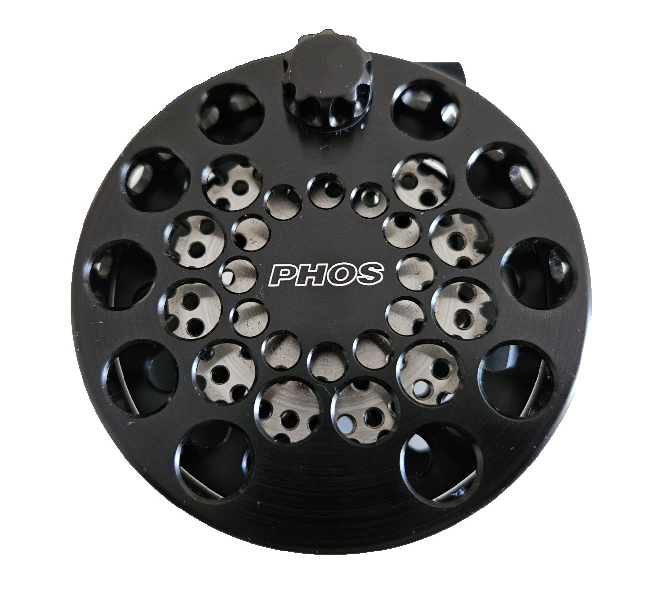 Rare PHOS Yukon fly reel (boxed with instructions and neoprene reel pouch)