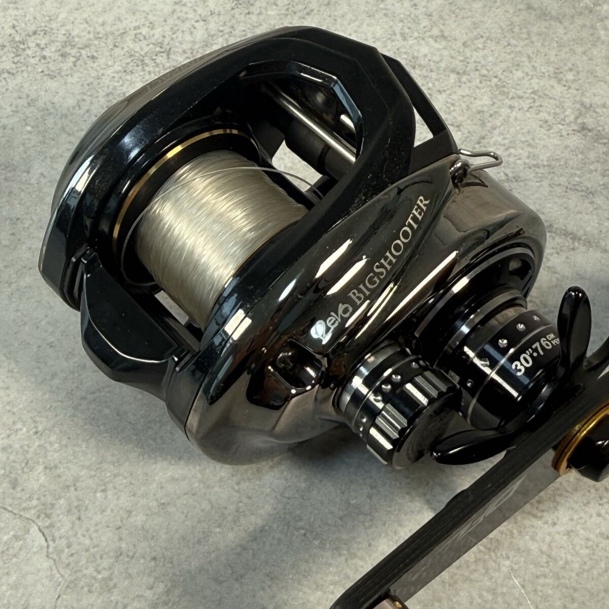 Abu Garcia Revo Big Shooter Compact Right Hand Custom DFL Handle From Japan Used