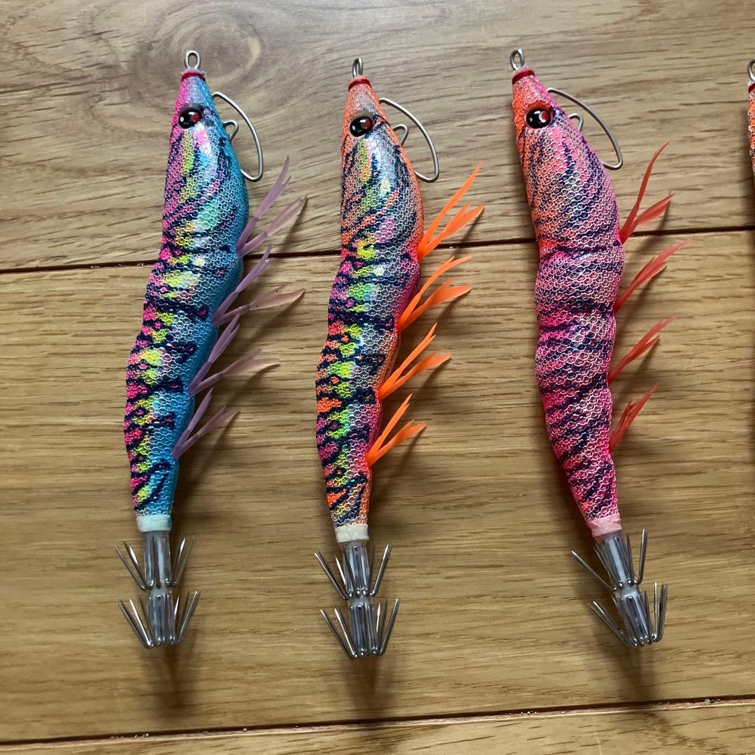 DUEL PataPata Squid Jigs 3.5 Egi Set of 8