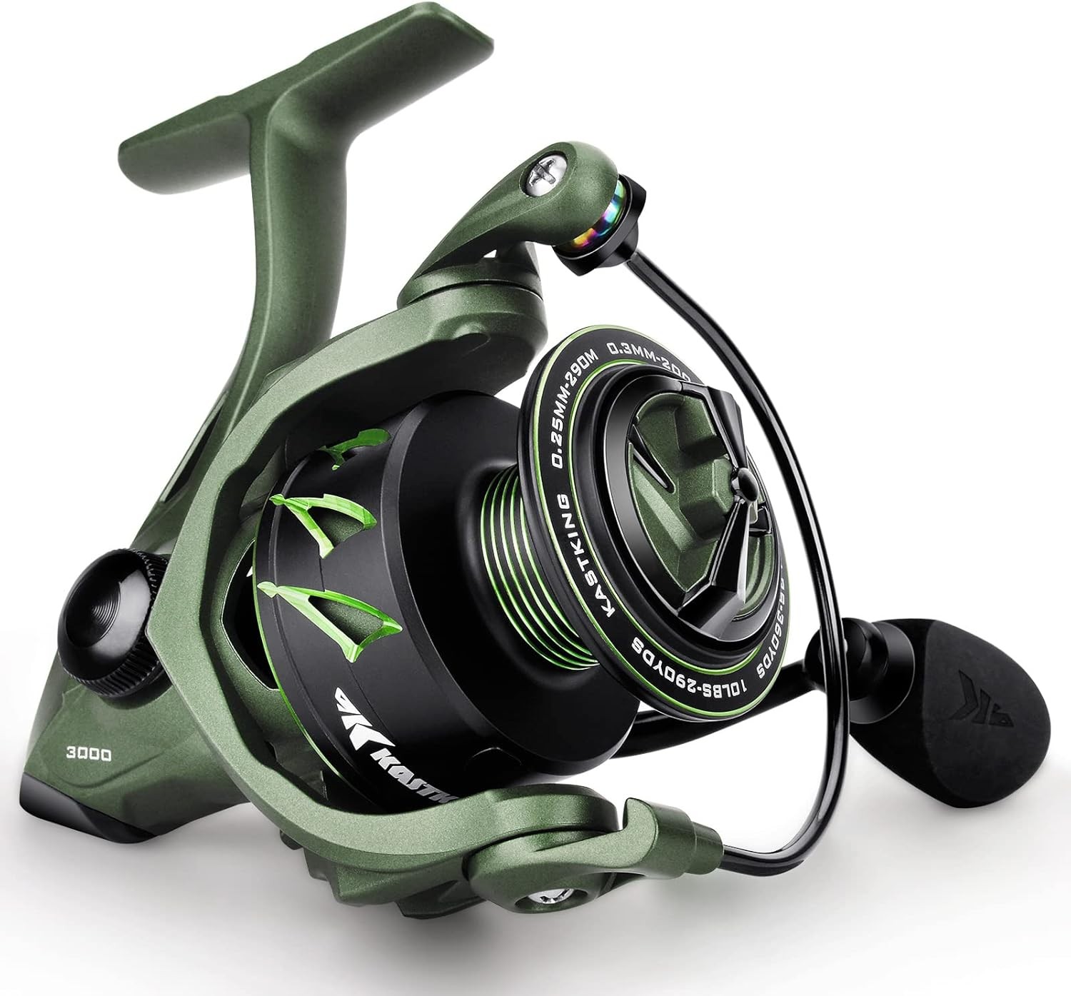 Spartacus II Spinning Reel – Sealed Carbon Fiber 22LBs Max Drag – 7 1 Stainless