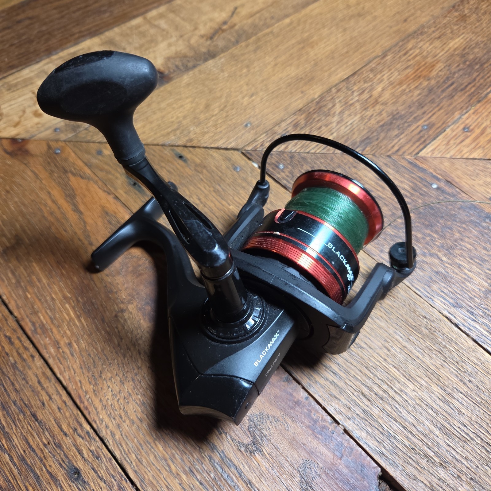 Abu Garcia Black Max 60 BMAXSP60 Open Face Fishing Reel With 50 Pound Test Line