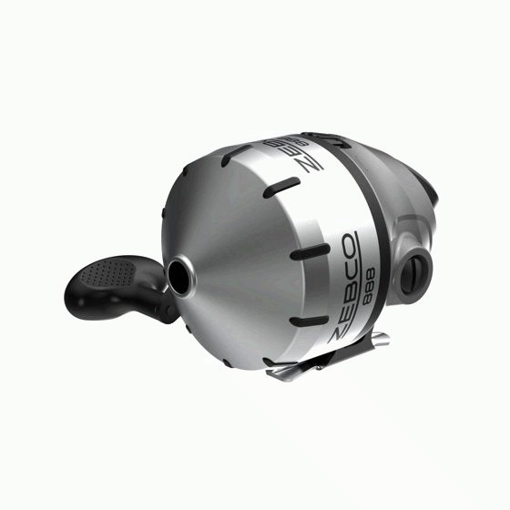 Zebco 888 Spincast Fishing Reel, Size 80, Heavy Duty, Easy-to-Use with Built-in