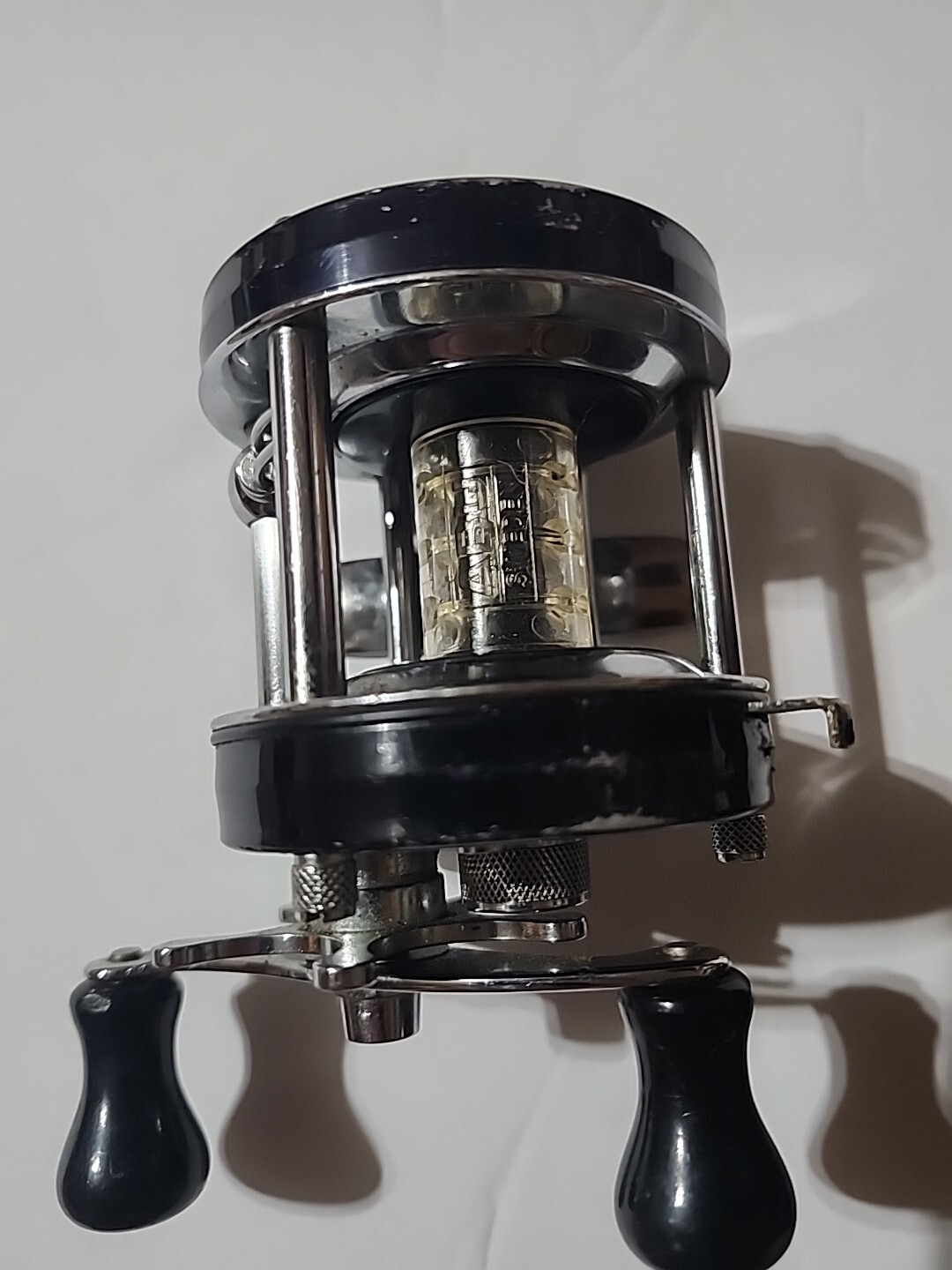 Vintage Abu Garcia AMBASSADEUR Black Left Hand Sweden Power Speed