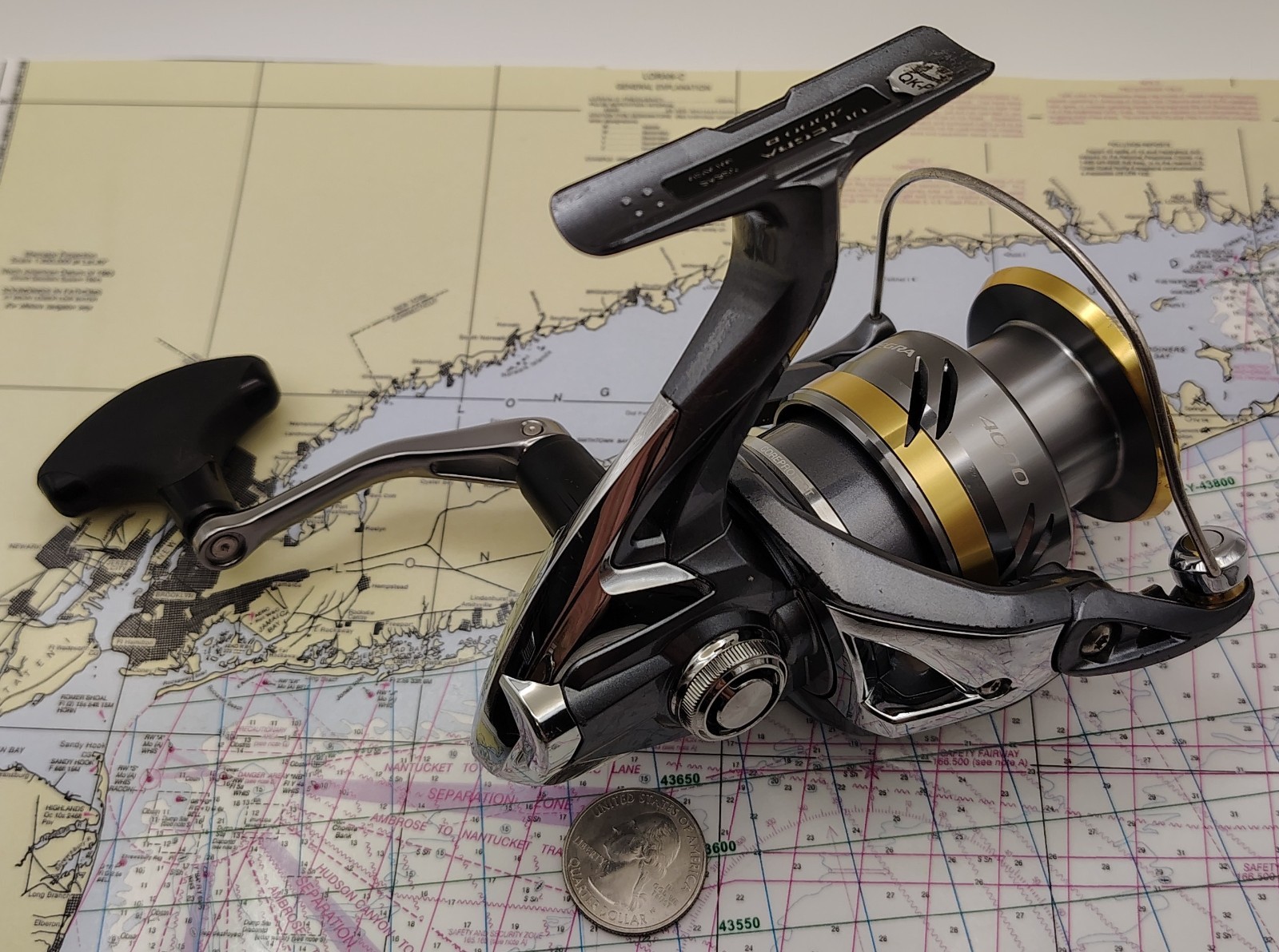 SHIMANO ULTEGRA 4000-B SPINNING FISHING REEL PERFECT LIGHT/MEDIUM ACTION *L@@K !