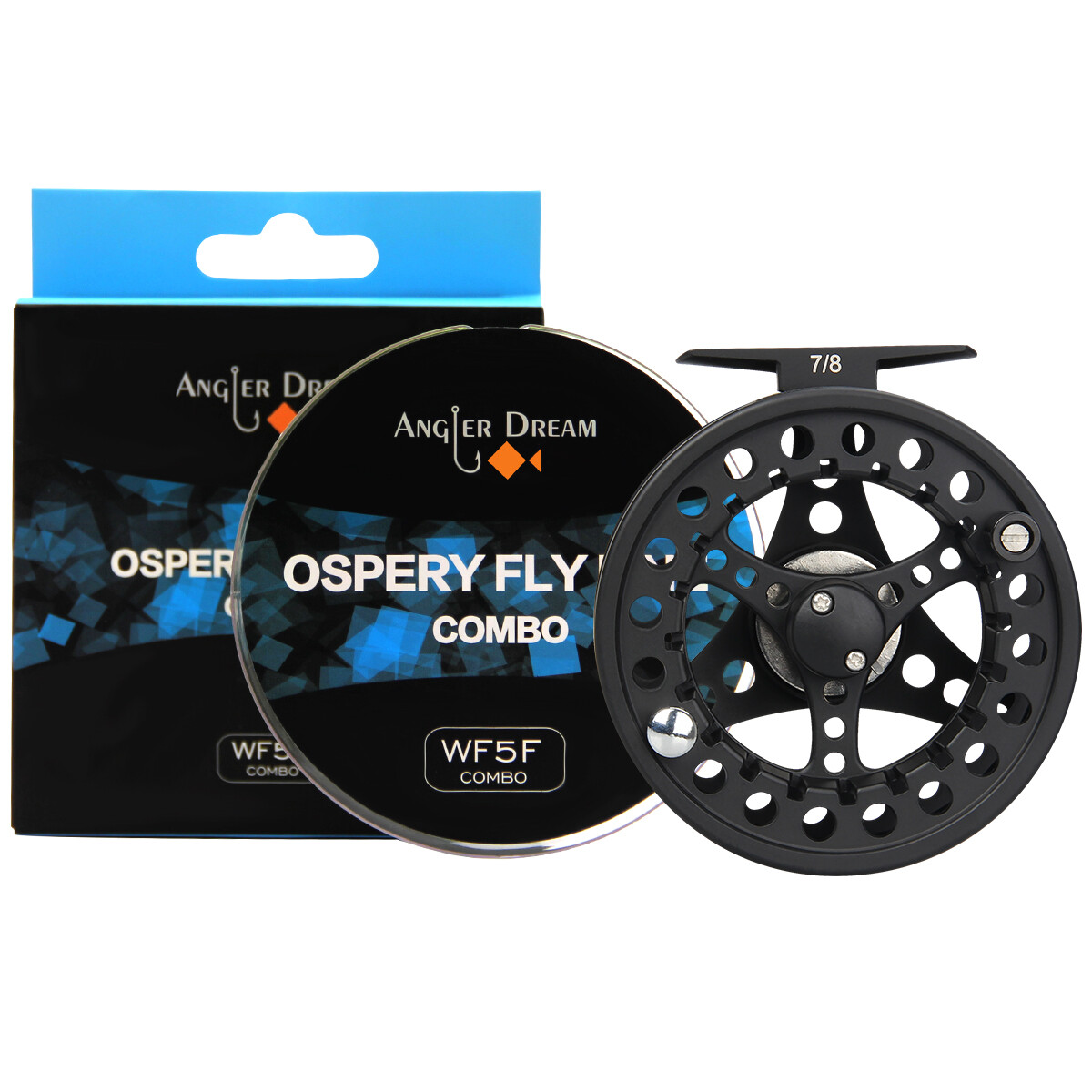 WF Fly Fishing Pre-loaded 1/2 3/4 5/6 7/8WT Fly Fishing Reel With Line Combo