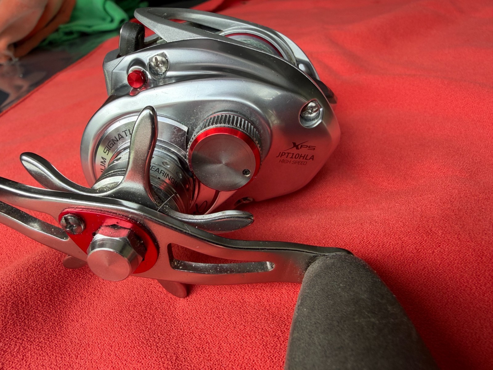 Bass Pro Johnny Morris Platinum Signature Reel JPT10HLA 6.8 LEFT Ceramic Bearing