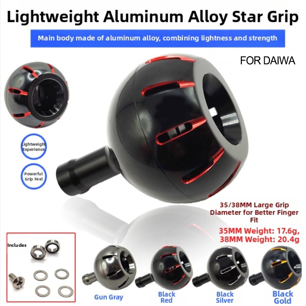For Reel Repair Fishing Reel Knob Spherical Grip Aluminum Alloy Construction
