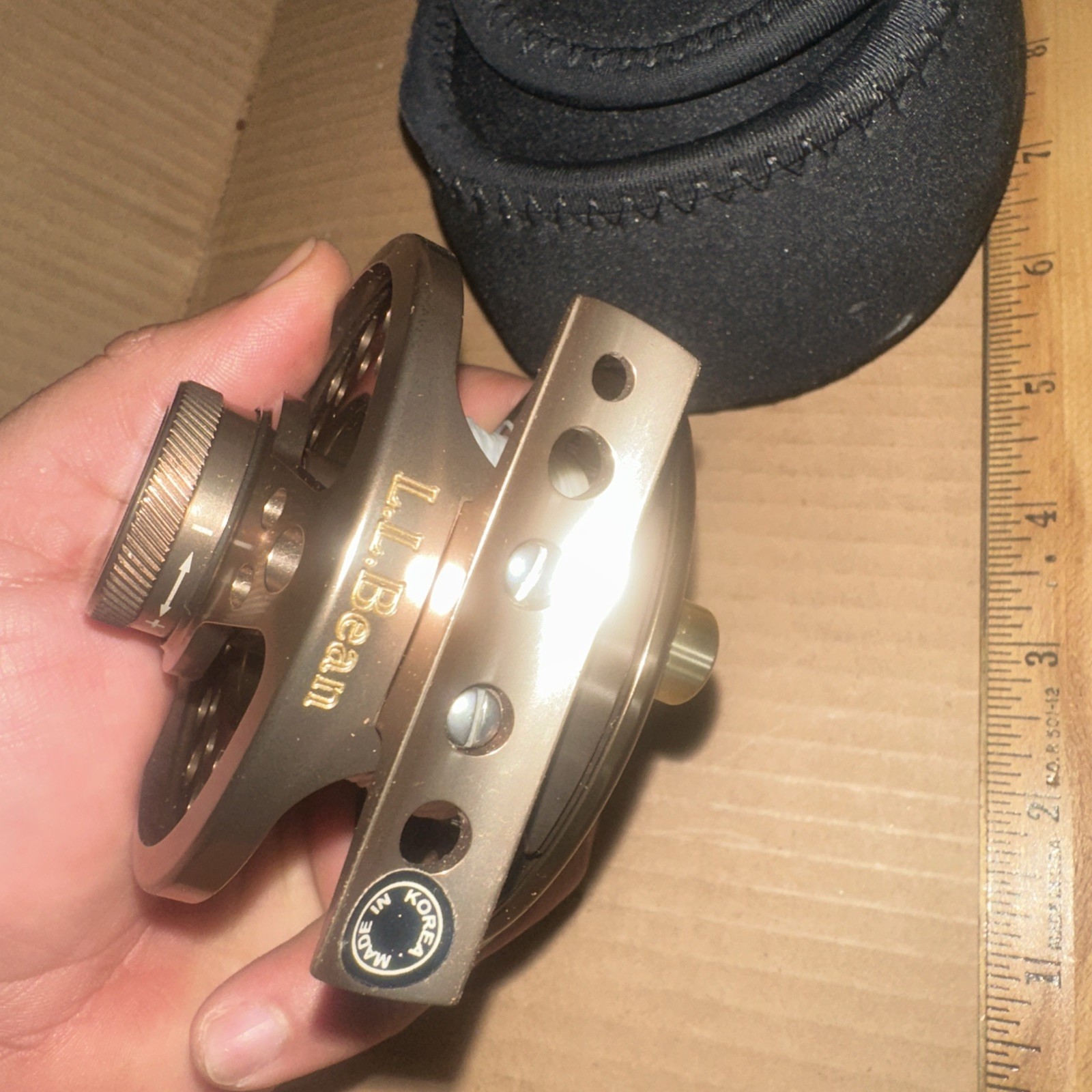 Rare Vintage LL Bean fly fishing reel lDouble L -#2 3 1/8″ or 3 1/4″ Mint Cond.