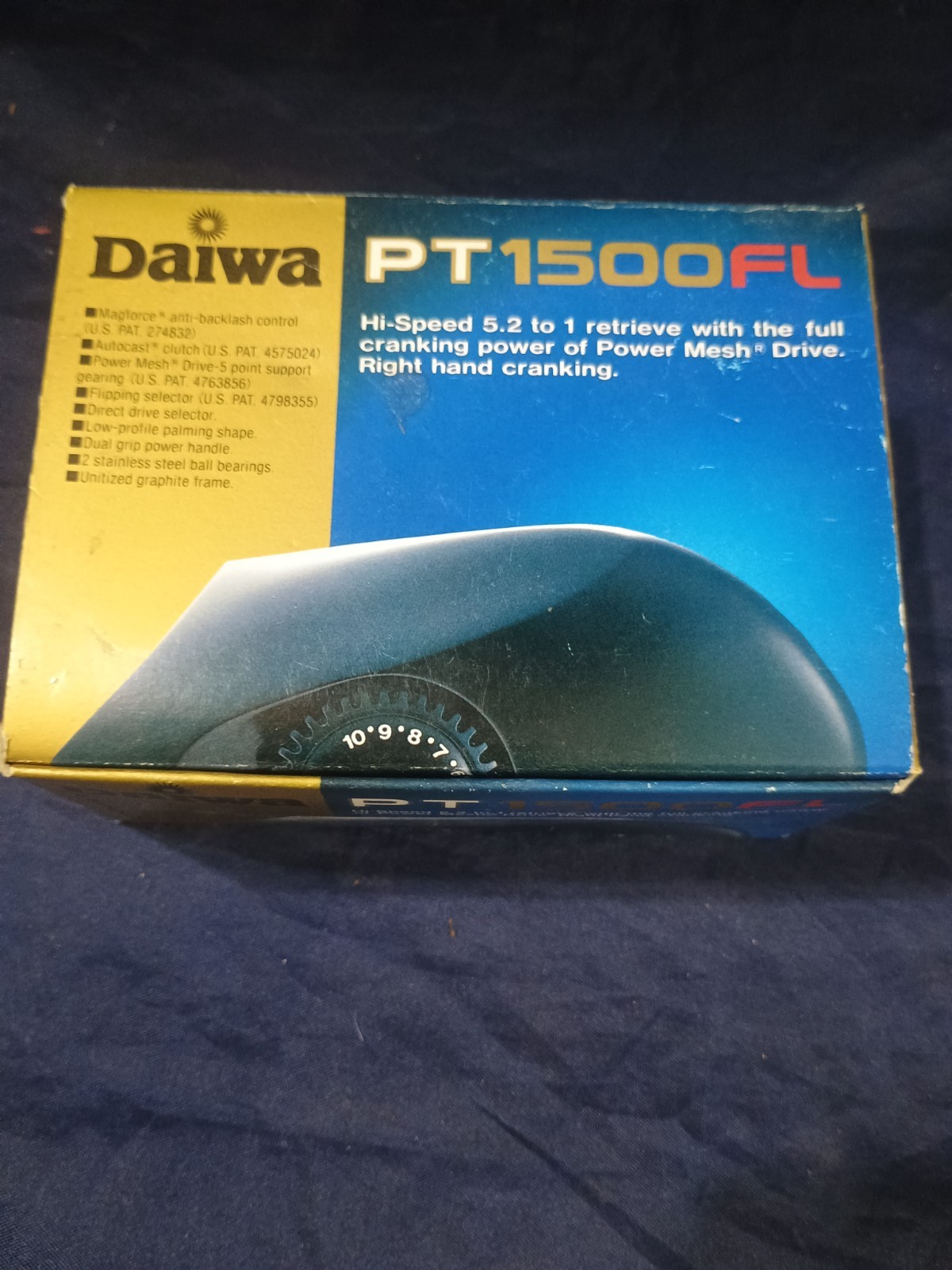 Daiwa PT 1500FL ProCaster Tournament Baitcasting Fishing Reel Left Handed, W/Box