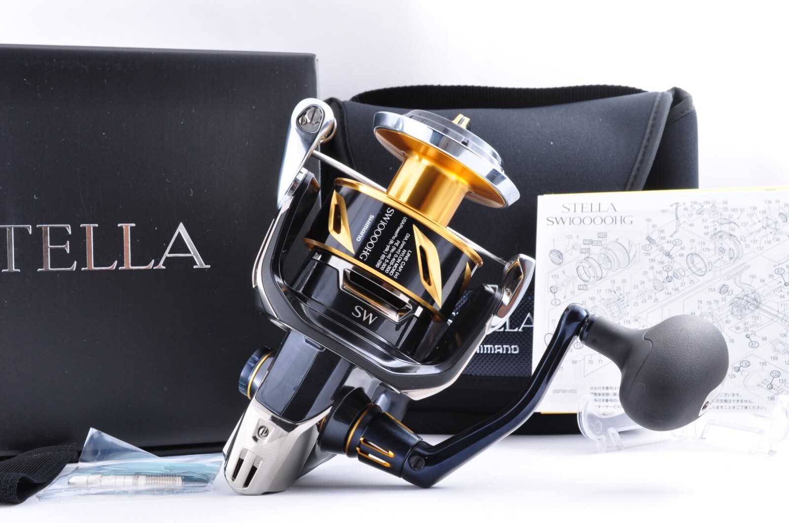 Shimano 22 STELLA SW 10000 HG Spinning Reel Shipping From Japan New
