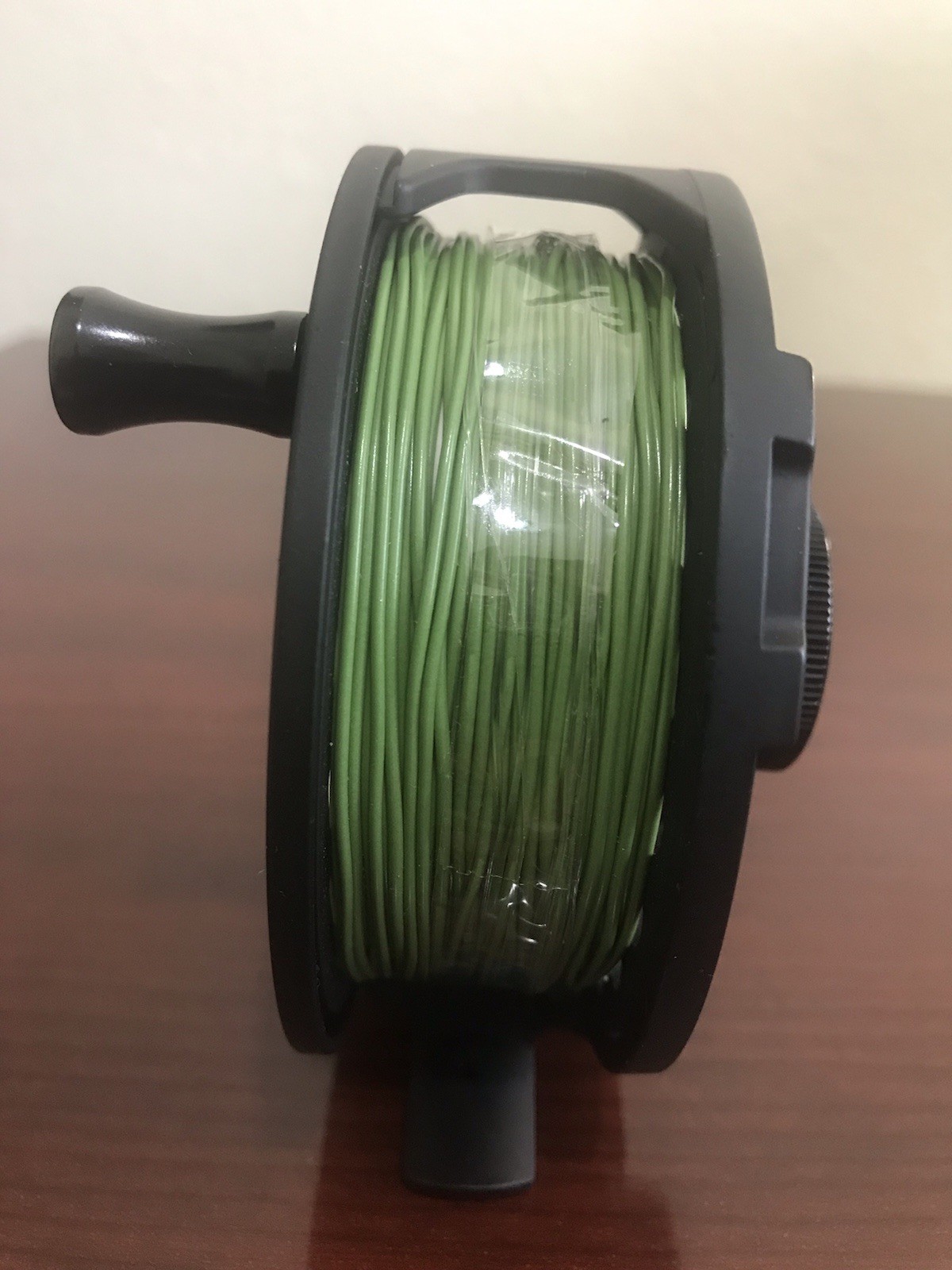 PFLUEGER # 4/5/6 WT LIGHT FLY FISHING REEL WITH BACKING,FORWARD FLOATING+LEADER